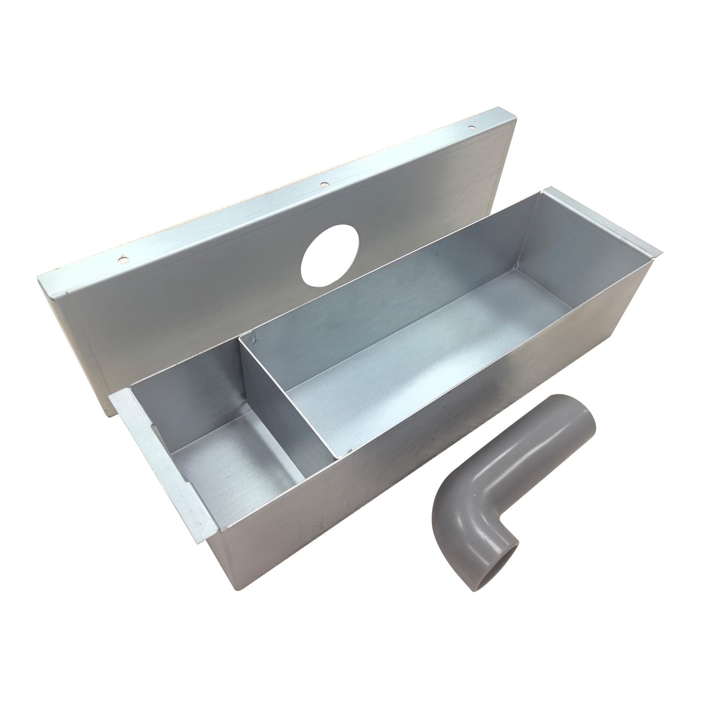Grease Box for Restaurant Canopy Hood Exhaust Fan Galvanized Sheet Hood Accessories for Restaurant (4 Pack)