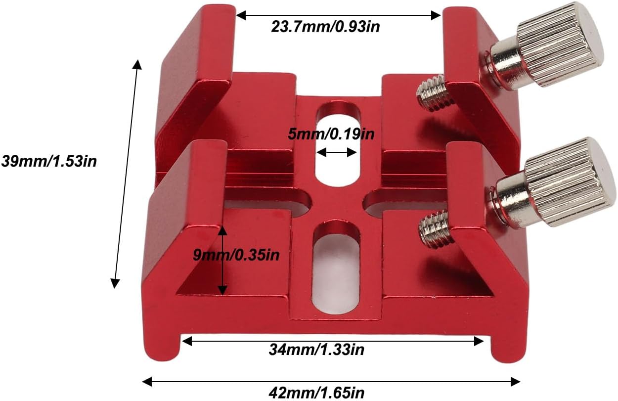 ASHATA C8 C8HD C925 C11HD, 80ED 102ED 130APO 100ED, Universal Dovetail Base for Finder Scope, Telescope Finderscope