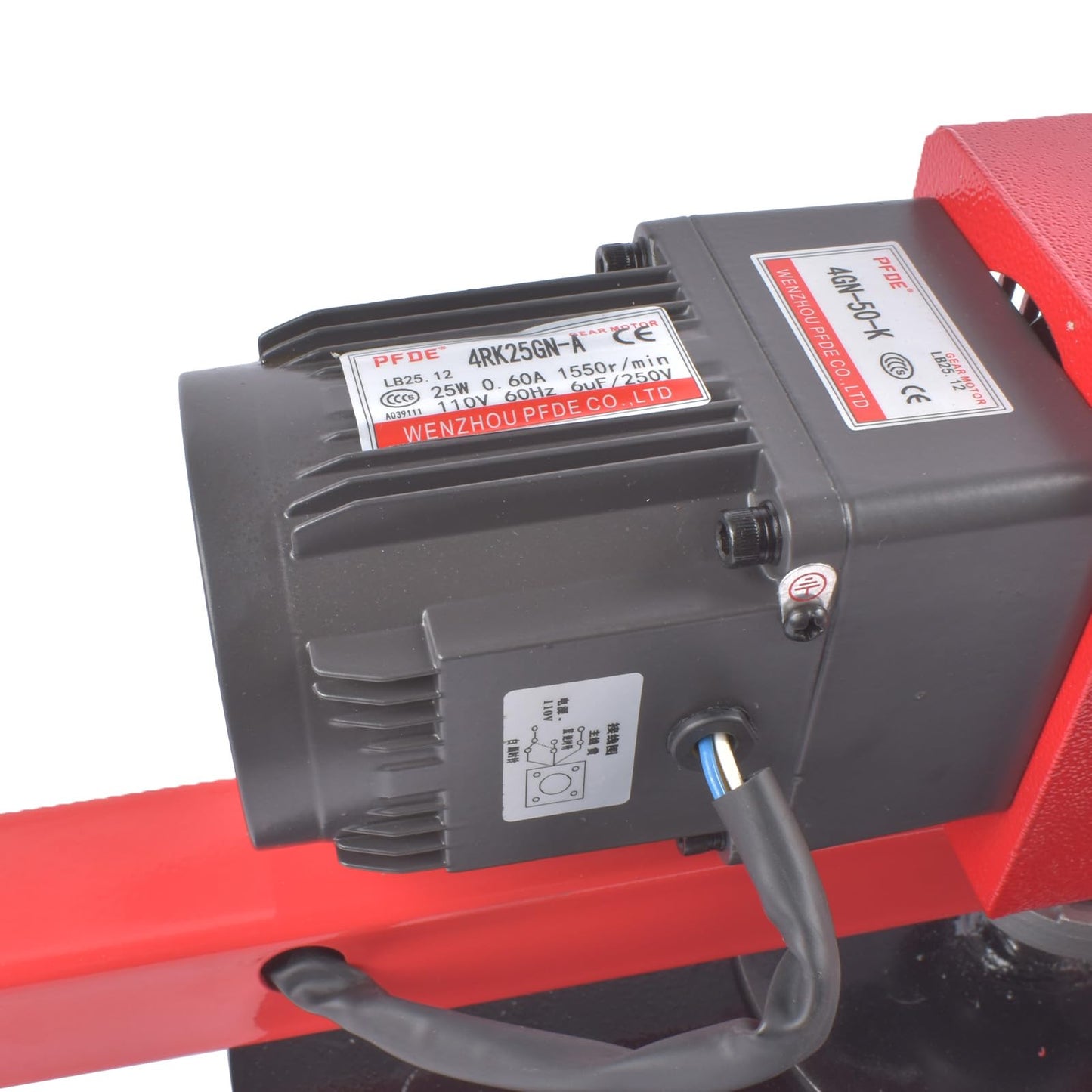 110V Electric Stretch Film Wrapping Machine, Heavy Duty Semi-Auto Tabletop Film Dispenser, 40cm Turntable, Compatible with Stretch Film ≤ 27.5", Foot Pedal Control for Packing & Shipping