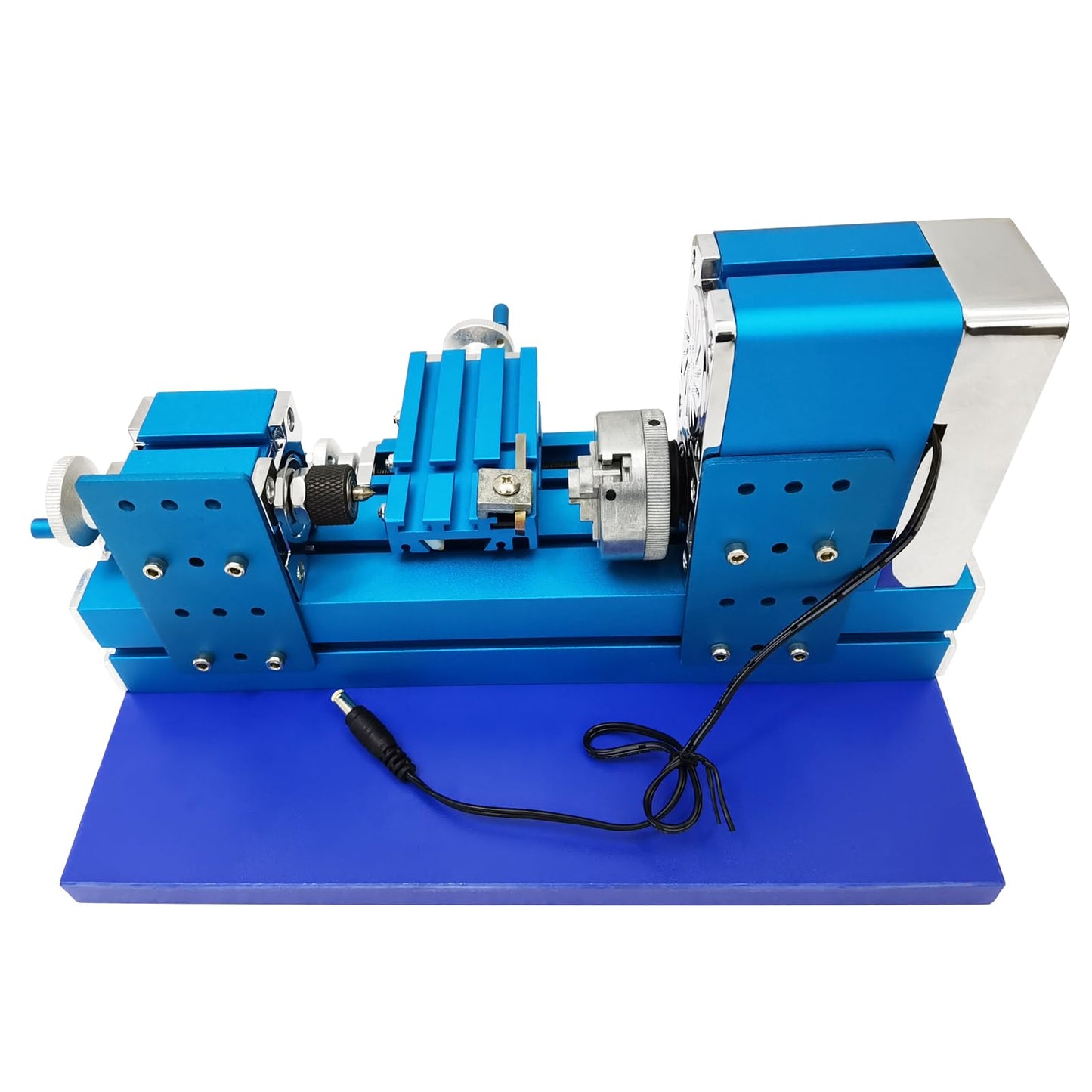INTBUYING All-metal Miniature Lathe 100-240V Didactical Mini Metal Lathe Machine 20000rpm for Teaching Demonstration Woodworking DIY