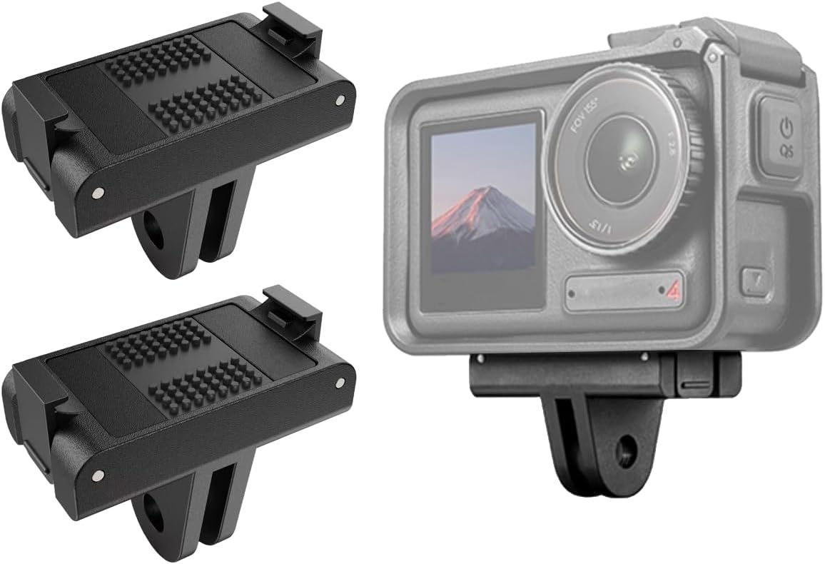 Lupholue 5/4/3 (2 Packed) Magnetic Quick Release Mount Adapter for DJI Action Pro