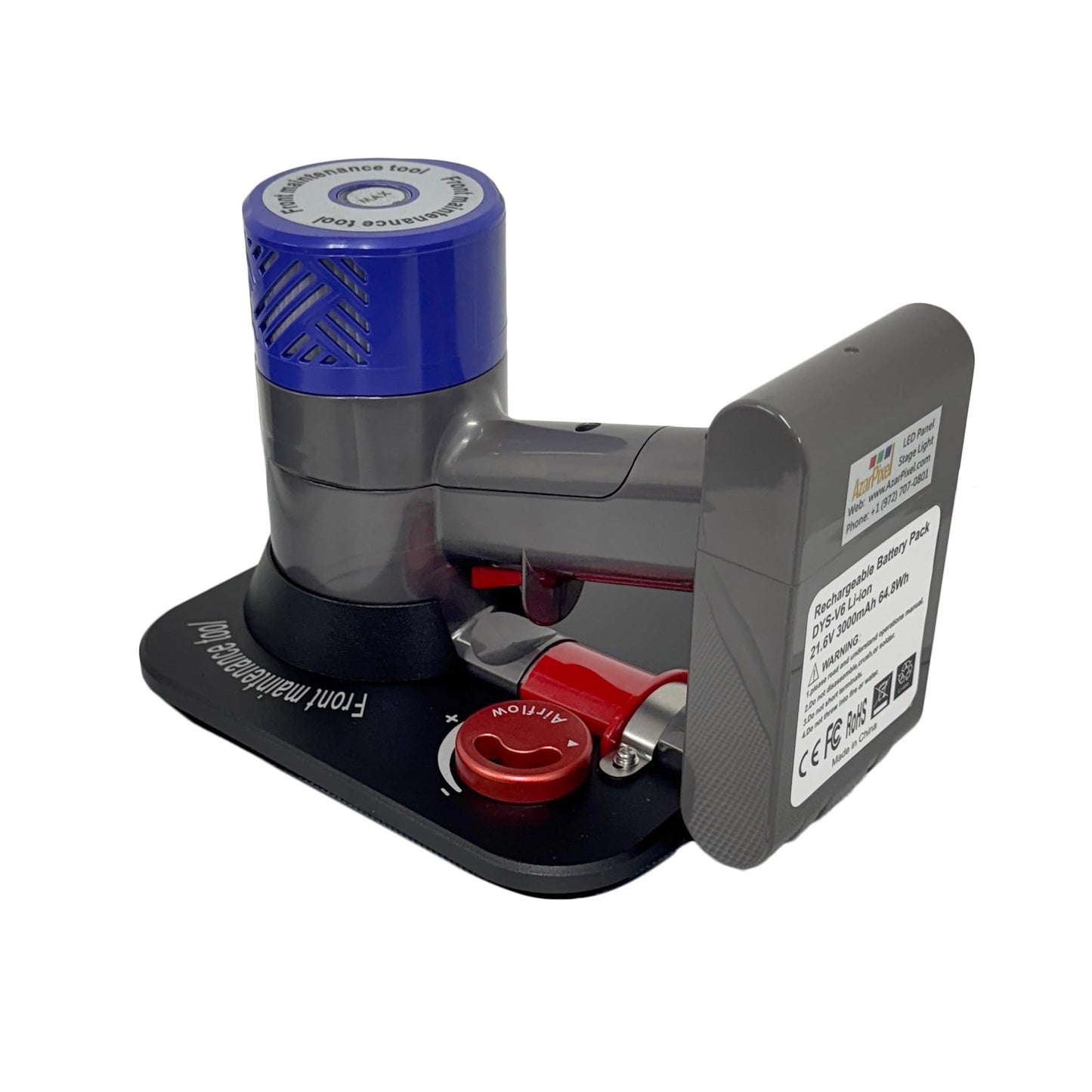 LED Display Vacuum Suction Front Maintenance Tool with High-Precision suction cup (6.89"x 5.7") – Advanced V6 Dual-Mode (Eco/Boost), For LED Module and Floor Tile Screens – Globally Certified