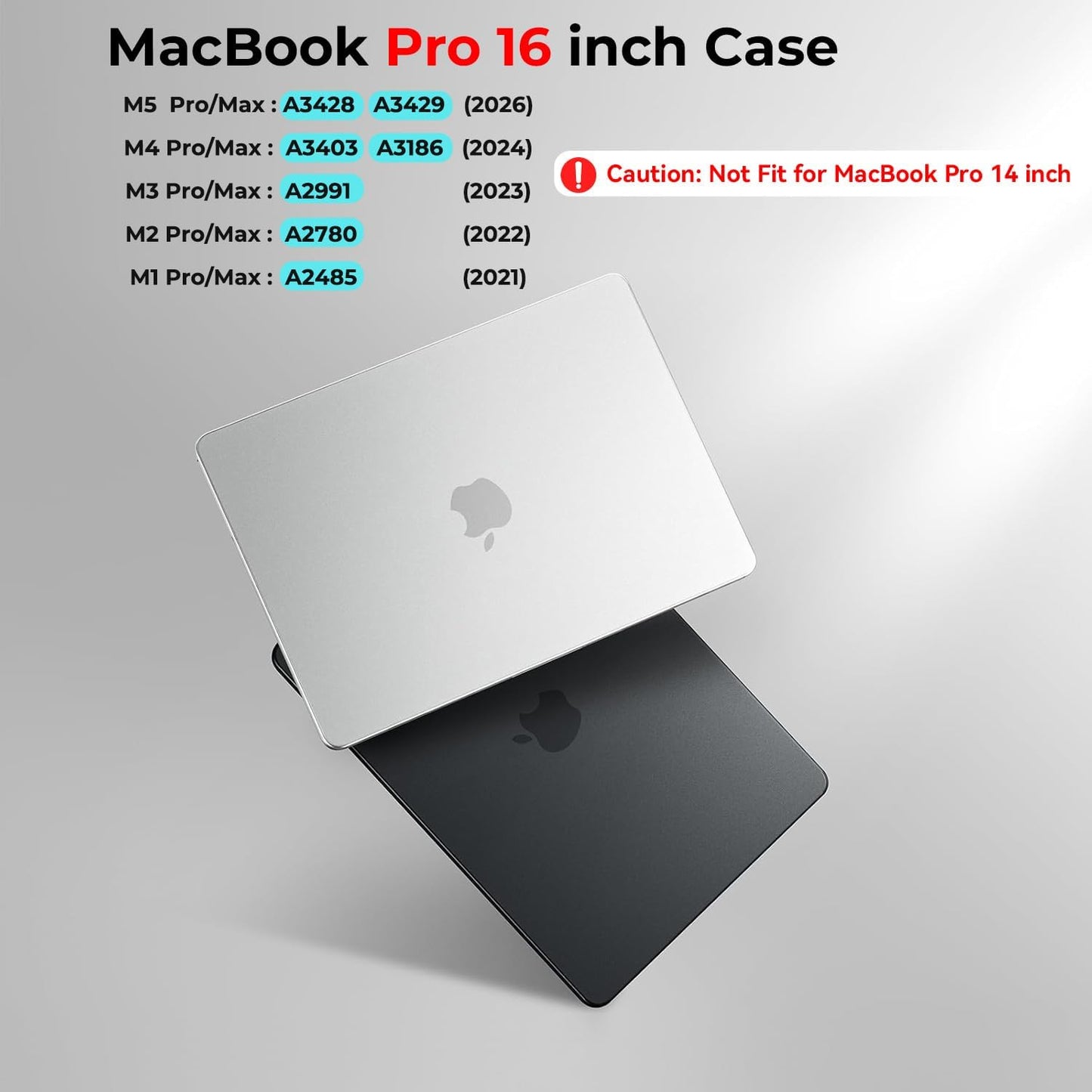 BlueSwan 16 inch 2026-2021 M5 M4 M3 M2 M1 for MacBook Pro Case, Pro/Max, Anti-Scratch Flexible Protective Laptop Cover