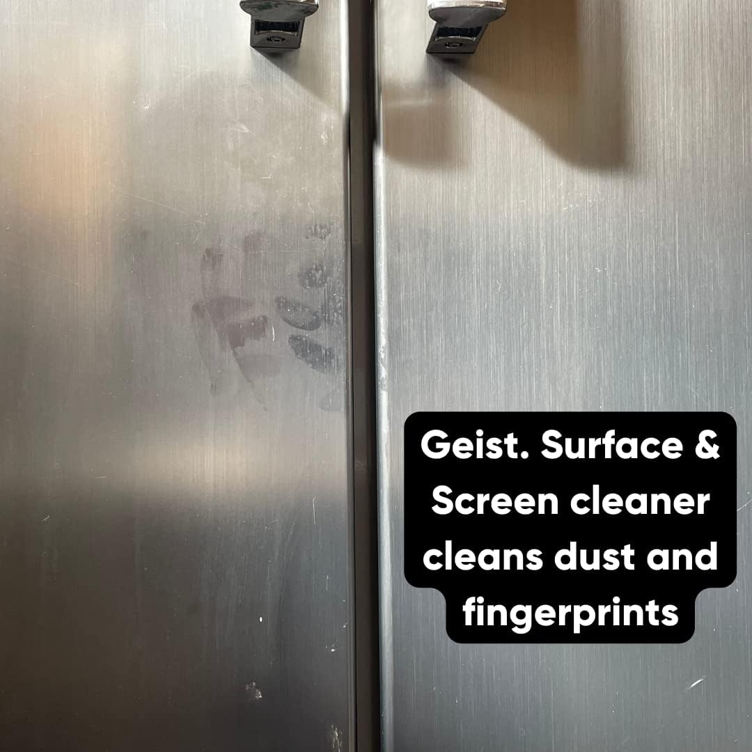 500 ml 16.75 fl.oz Geist. Surface & Screen Cleaner | Cean Glass, Metal, Leather, Vinyl & Plastic | Cockpit, Dashboard