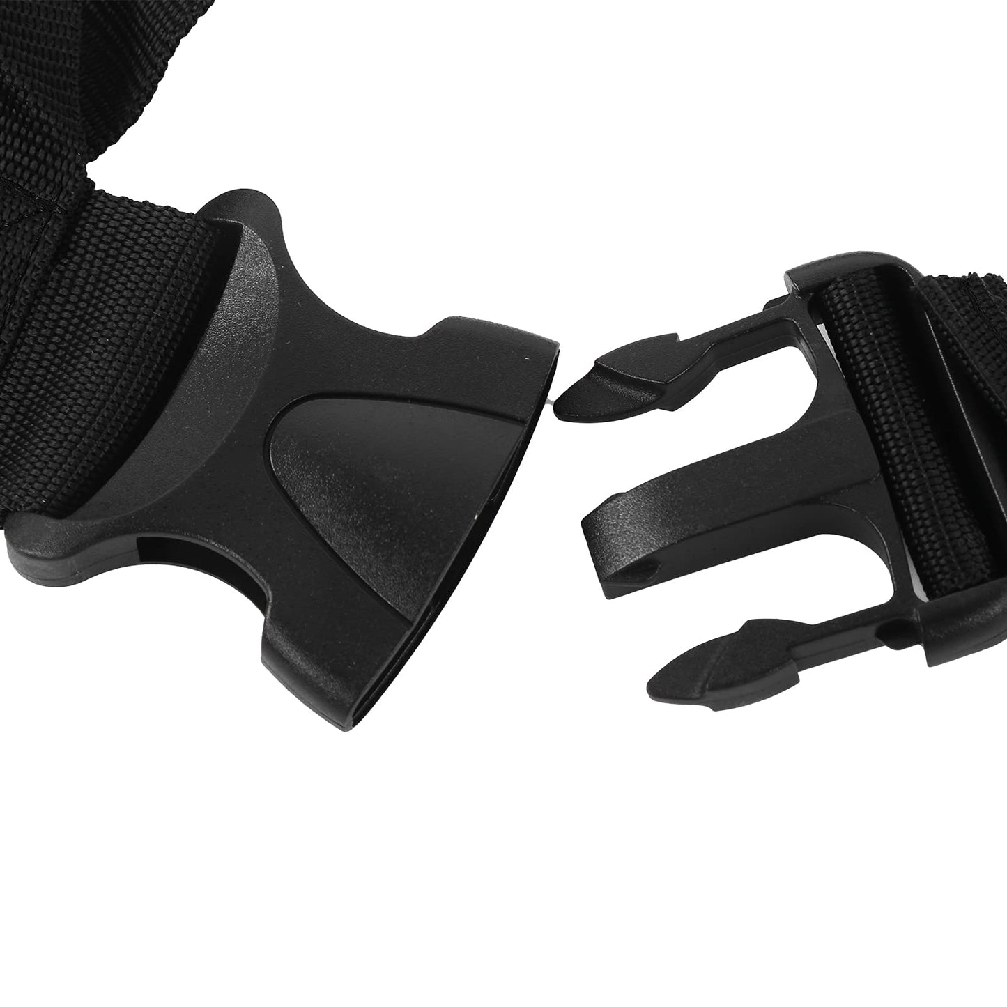 Weight Bearing Shoulder Strap, Nylon Resistances Strength Training Shoulder Bands Pulling Sled Harness Vest Bands with Pulling Strap for Football Workout (Black)