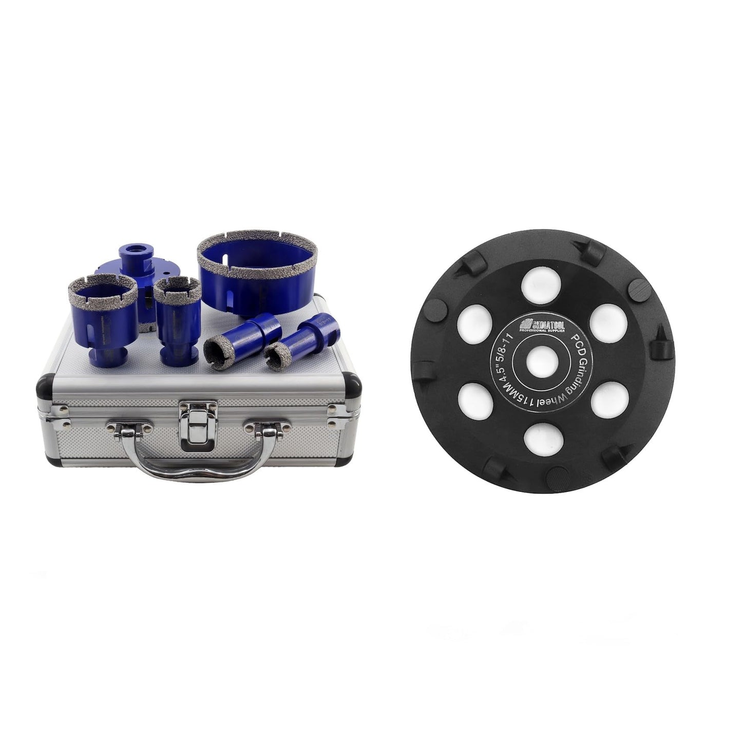 SHDIATOOL Diamond Drill Core Bits Set for Porcelain Hole Saw Cutter for Tile Marble Ceramic Granite