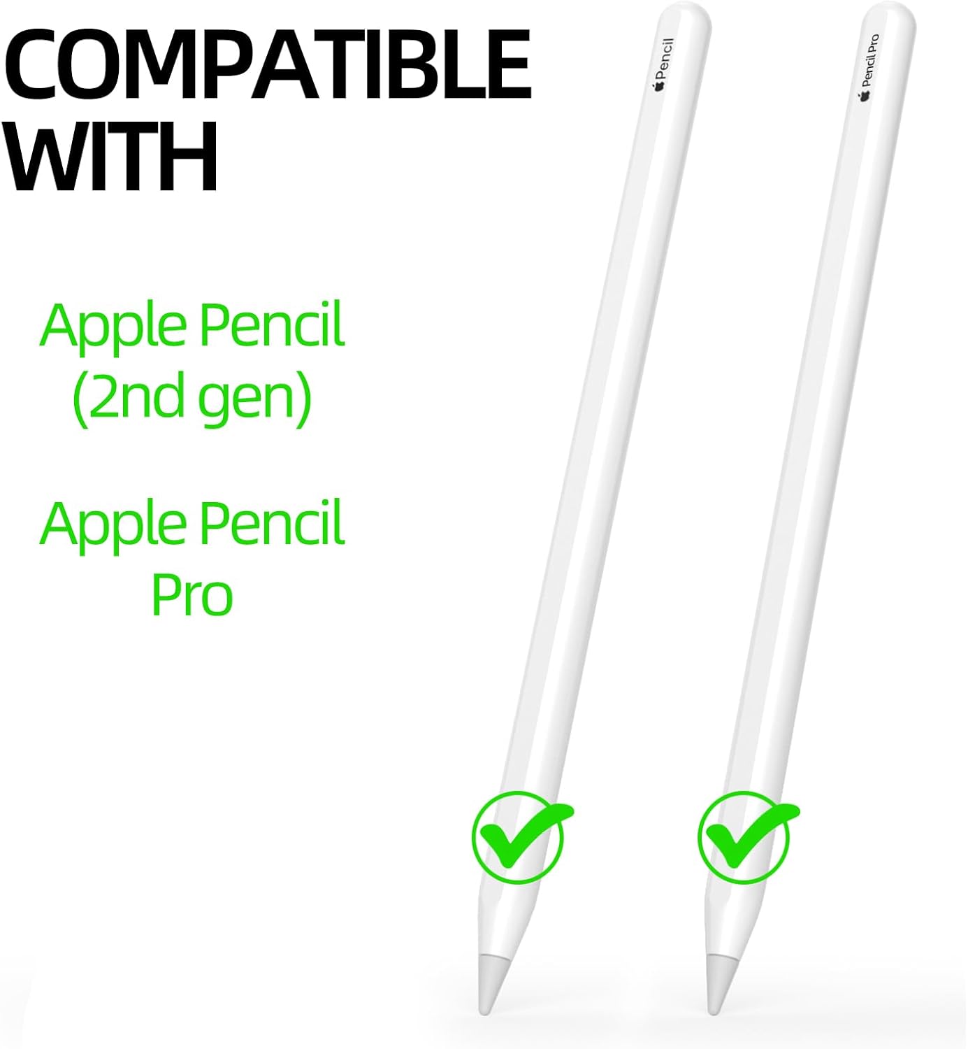 JOOSKO 2nd 10 Pencil Case Compatible with Apple Pencil Generation Cover Sleeve,Silicone Translucent Duotone[