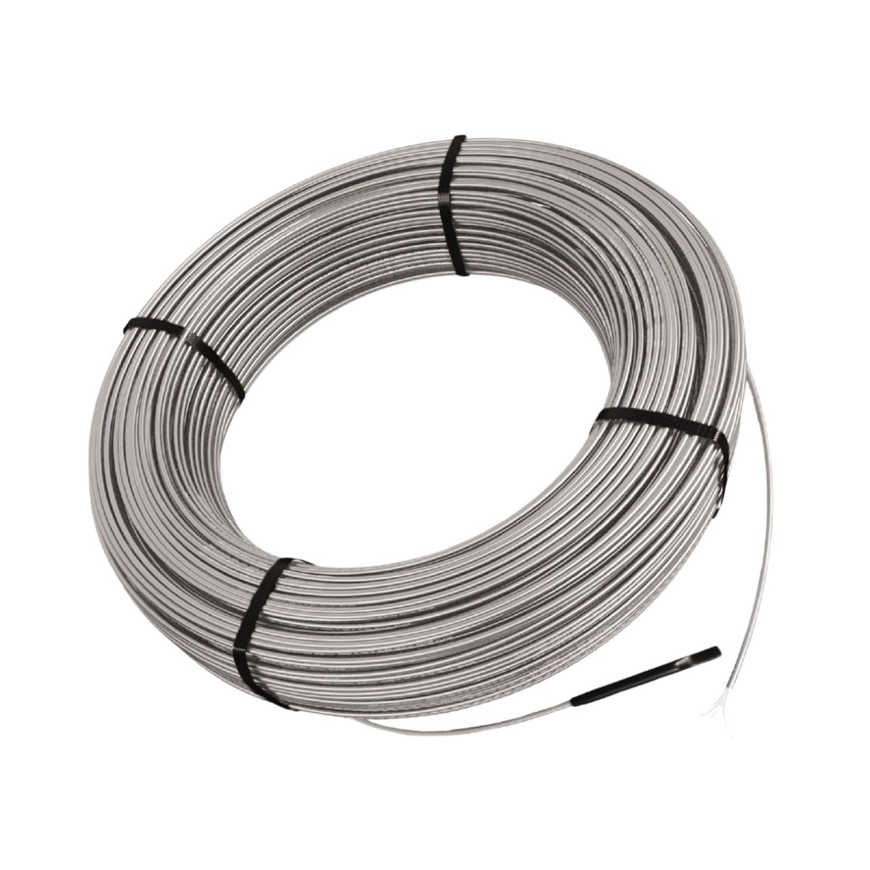 Schluter Ditra-Heat-E-HK Electric Floor Heating Cable Kit with Temperature Sensors - Ideal for Interior Tile Floors - Minimal EMF, Twisted Pair Cables, 240V, 425.8 Feet - DHEHK240129