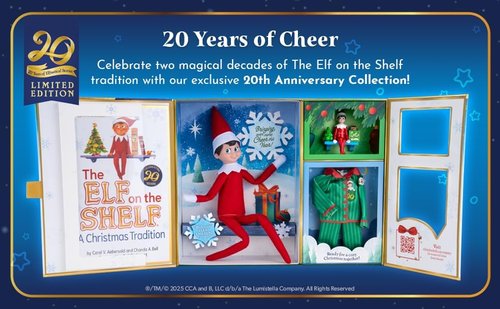 Elf On The Shelf Blue Eyed Boy Scout Elf - Claus Couture Good Night, Sleep Tight Outfit