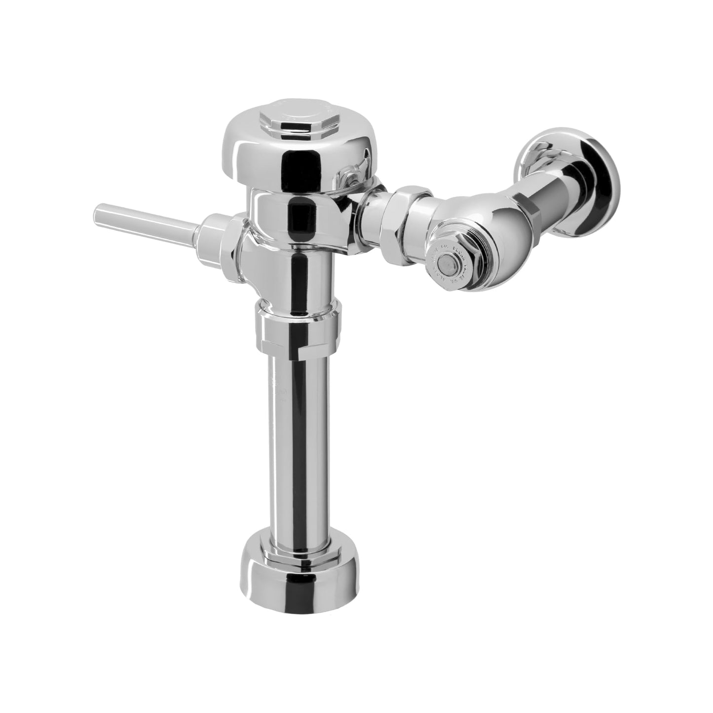 Sloan Regal 110 Exposed Manual Water Closet Flushometer, 3.5 GPF Manual Flush Valve - Single Flush, Fixture Connection Top Spud, XL Sweat Solder Adapter Kit Polished Chrome Finish, 3080153