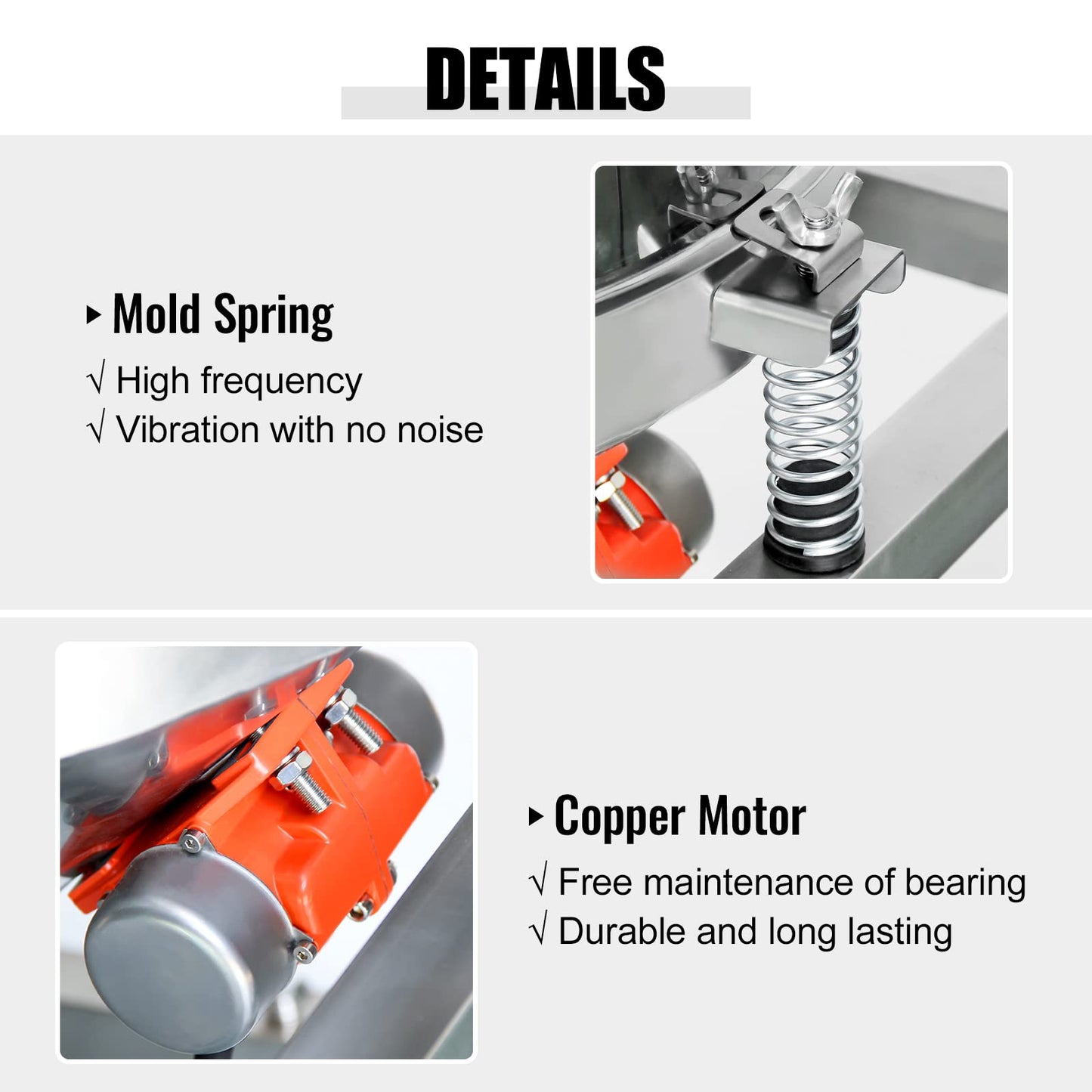 Automatic Sieve Shaker Automatic Powder Sifter Vibrating Sieve Machine Electric Flour Sifter (110V)