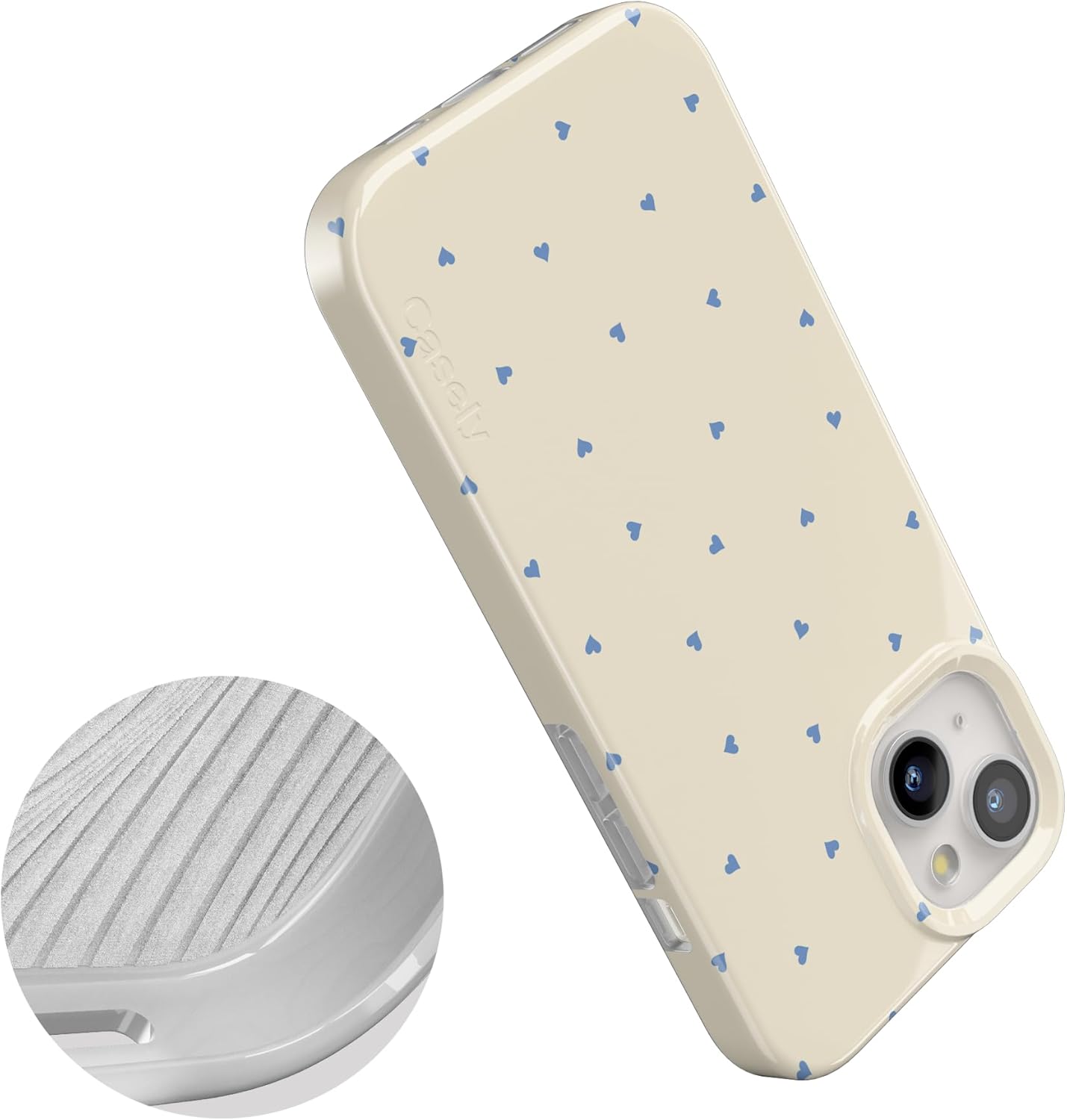 Casely 15 iPhone Case | I'm Yours | Tiny Hearts | Compatible with MagSafe | Classic Ultra Slim Design