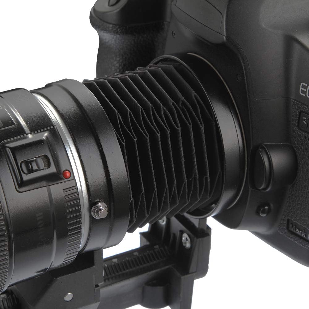 Runshuangyu 5DIII 70D 700D 1100D Extension Tube Macro Lens Bellow for Canon EOS EF Camera DSLR and More, for Digital