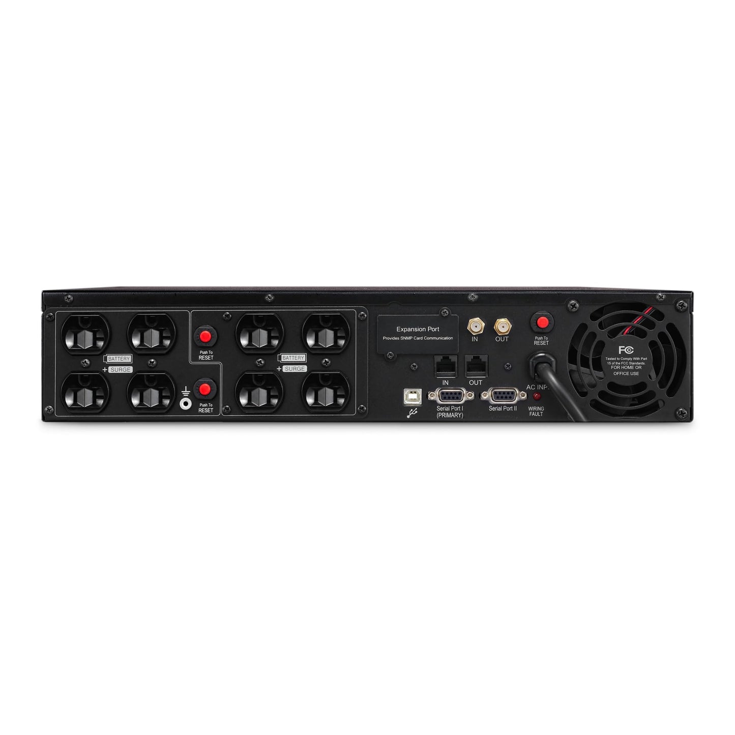 CyberPower OR2200LCDRT2U Smart App LCD UPS Battery Backup and Surge Protector, 2000VA/1320W, 8 Outlets, AVR, 2U Rack/Tower, UL Certified
