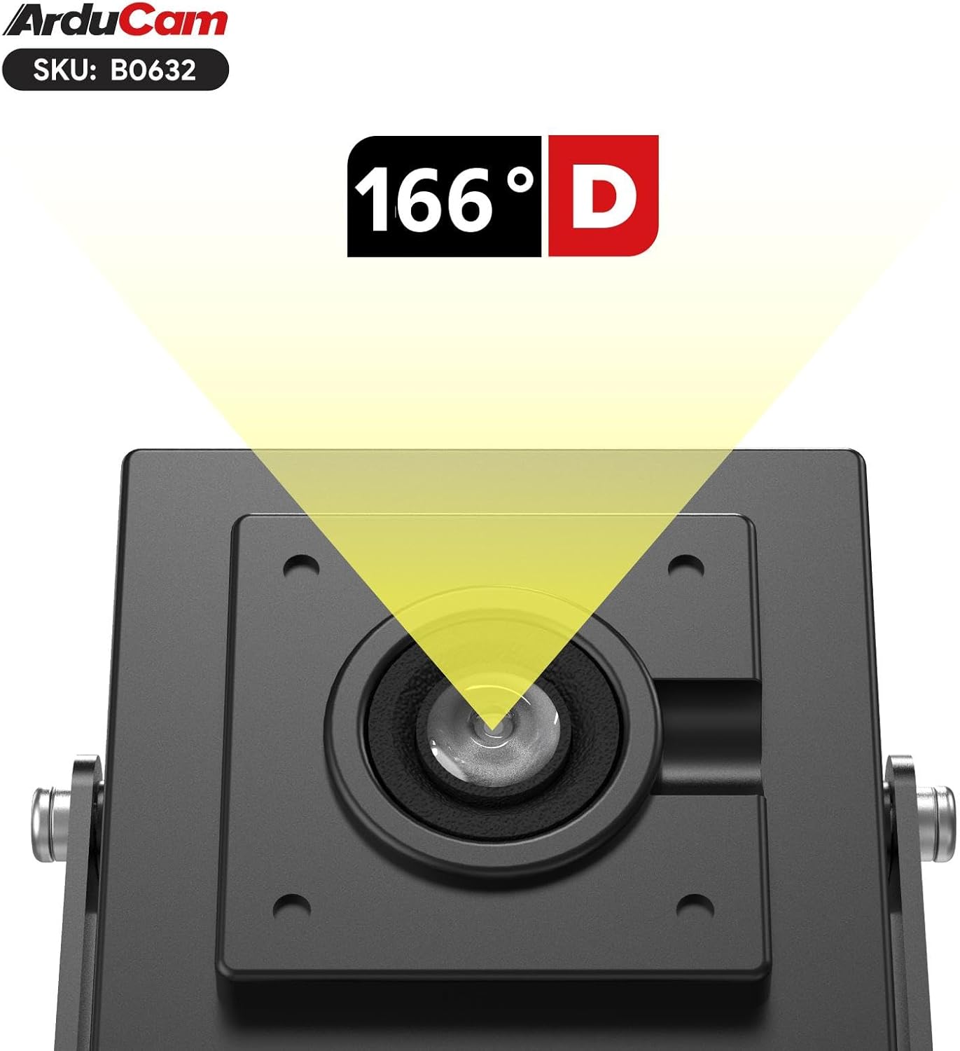 Arducam 800 VGA Global Shutter USB Camera Module, FPS@QQVGA High Speed Camera, Monochrome Wide Angle UVC Webcam