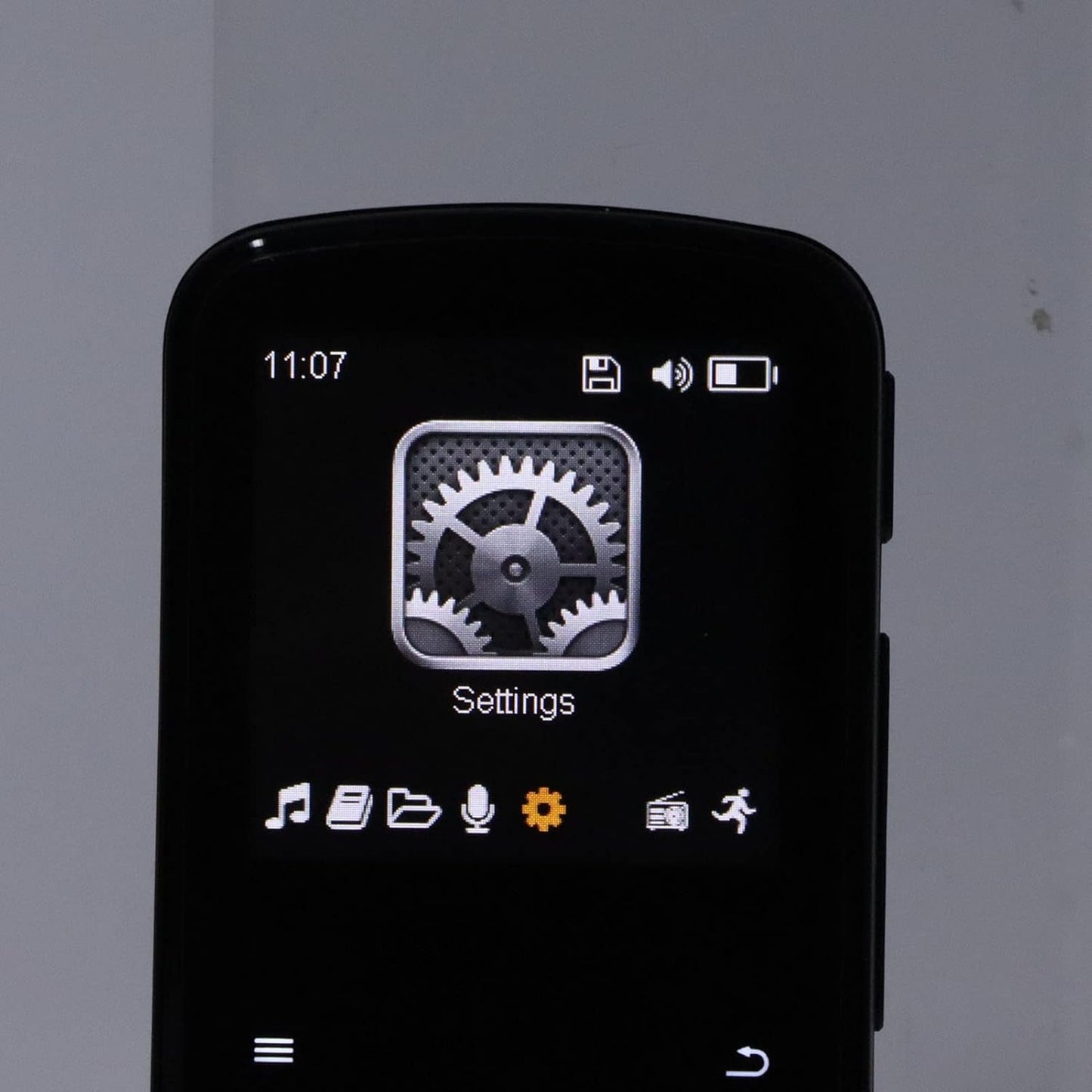 Tangxi MP3 1.54 inch MP3 Reading(64GB) Bluetooth Sports Player, Touch Mini Back Clip Player, Portable Player Mini