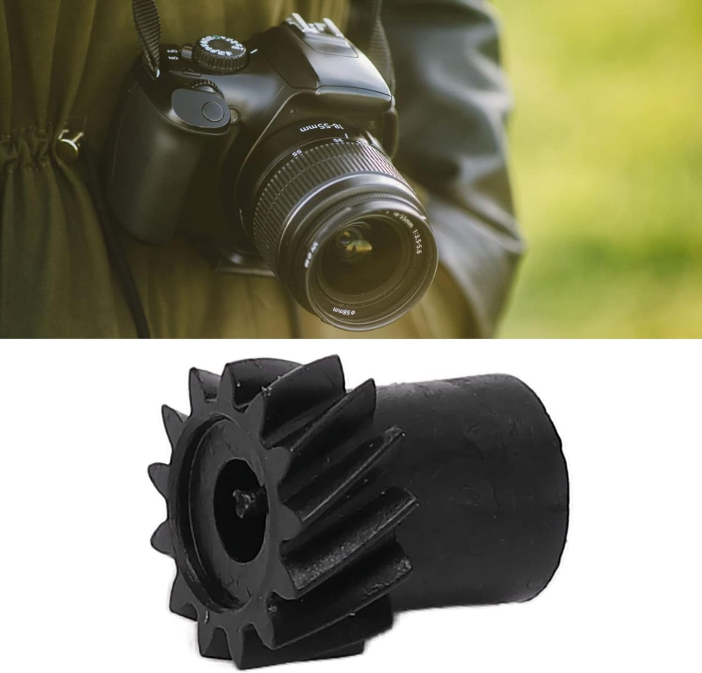 D90 D80 KIMISS Camera Aperture Motor Gear Black Aperture Motor Gear Repair Replacement Accessories for Digital Camera