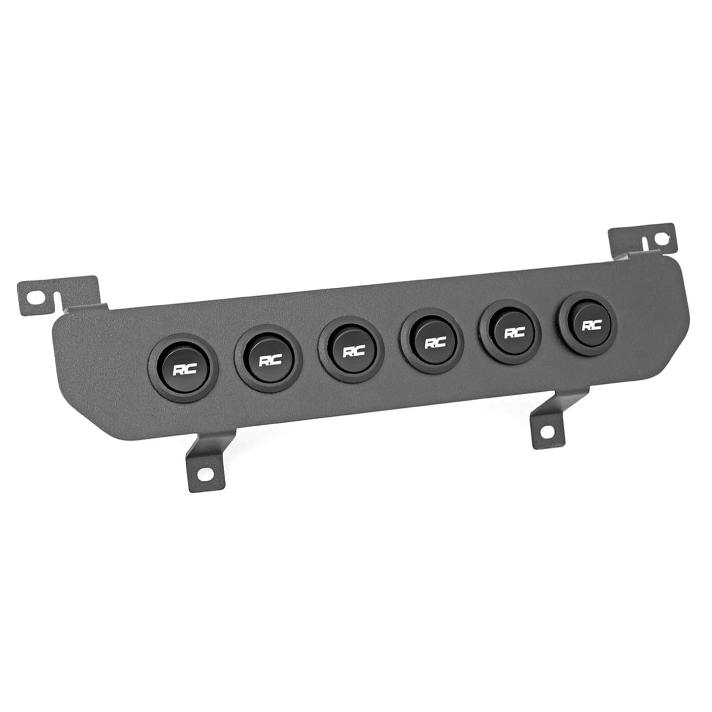 Rough Country 6 Gang Lower Dash Switch Panel & Relay System - MLC-6 Light & Accessory Controller for Jeep Wrangler JL/Gladiator JT (2018-2026)