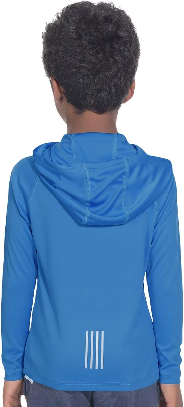 Hoodies for Boys Outdoor Recreation Shirts - Youth Athletic Tops Sun Protection UPF 50+