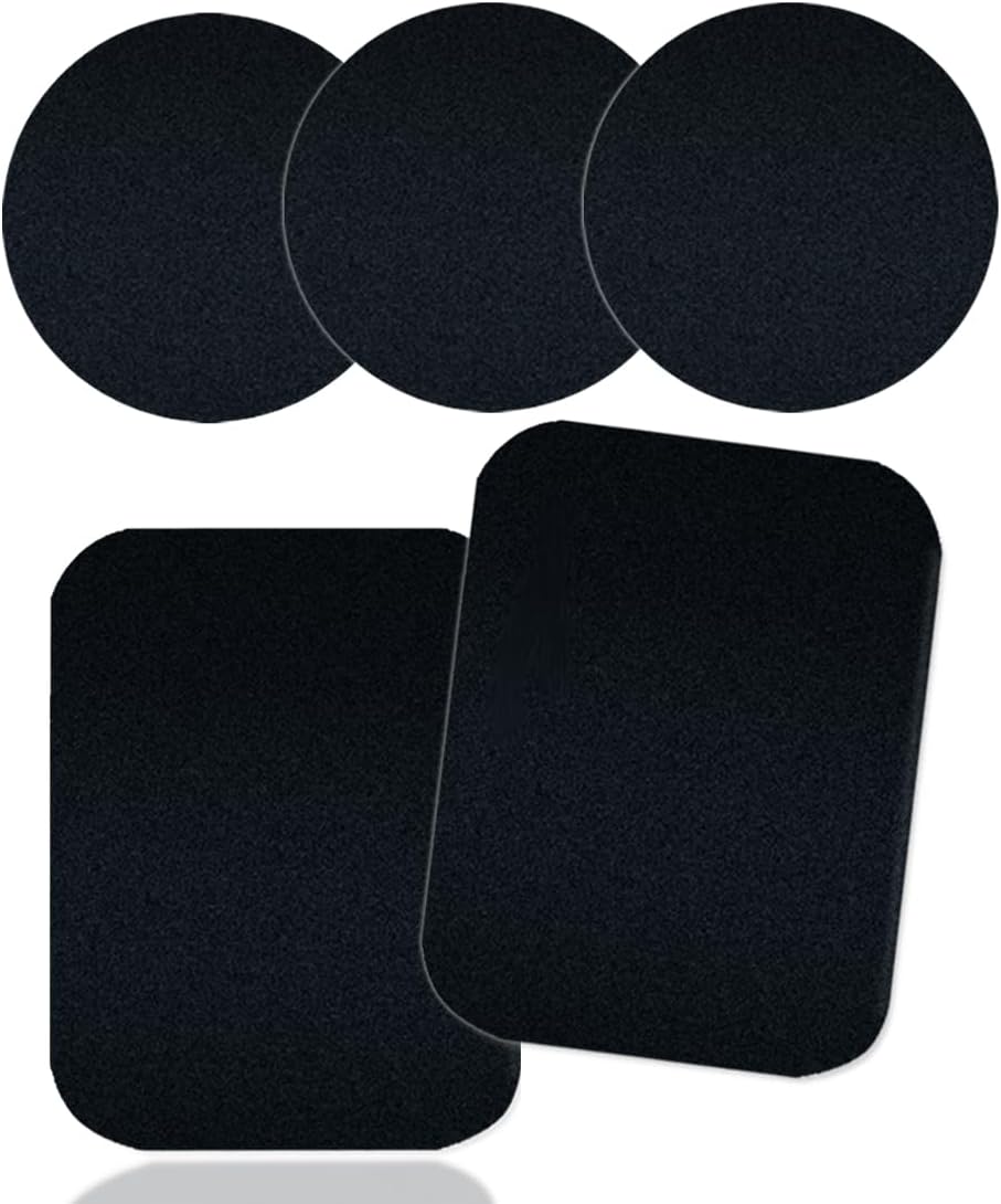 CKANDAY 5 2 3 Pcs Adhesive Thin Metal Plates for Magnetic Mounts, Metal Plates for Phone Case,Metal Plates Disc