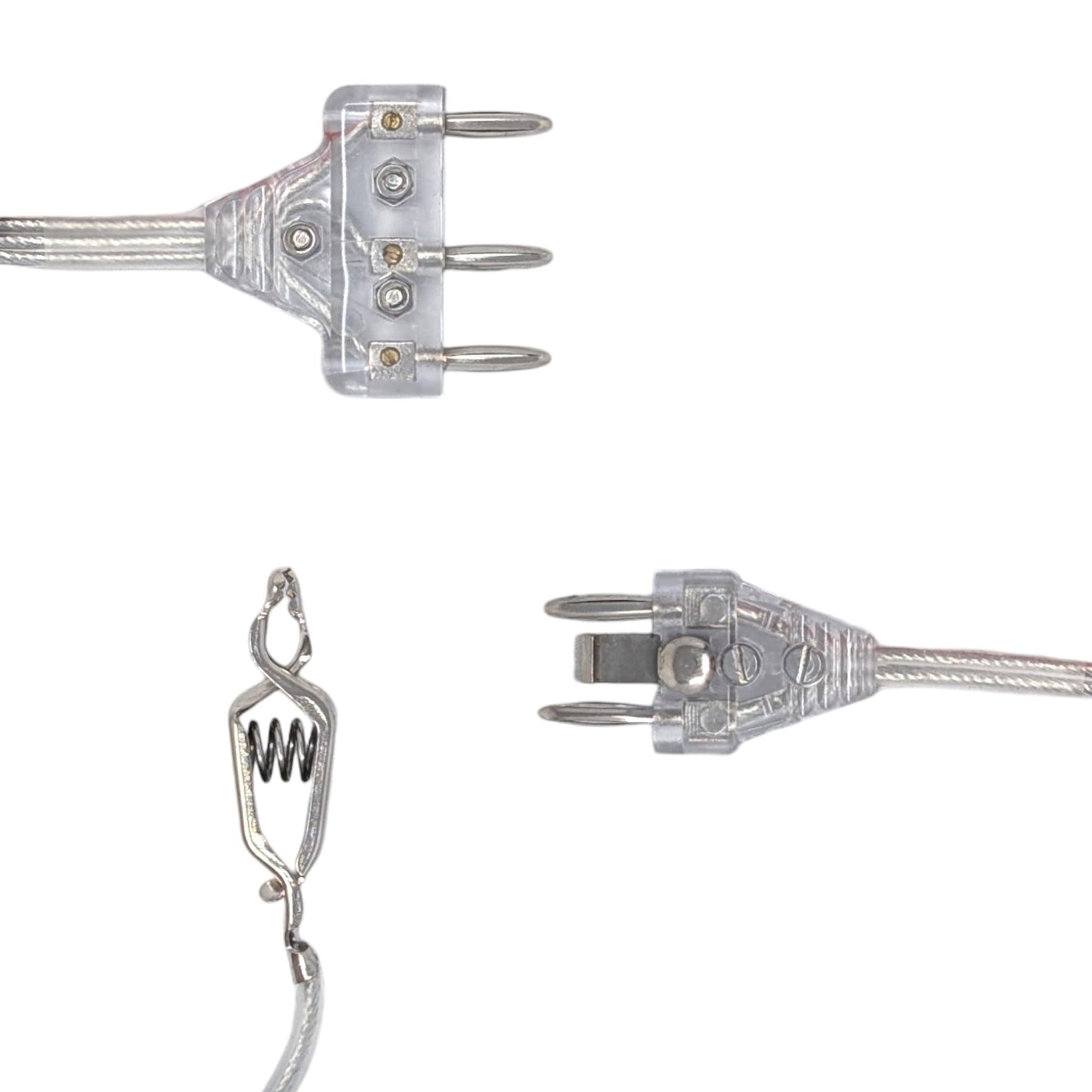 Fencing Club Fencing Foil/Saber Body Cord, Elite Series Bodywire, 2 Prong Cord, Clear Wire, Competition Approved (2 Pack)