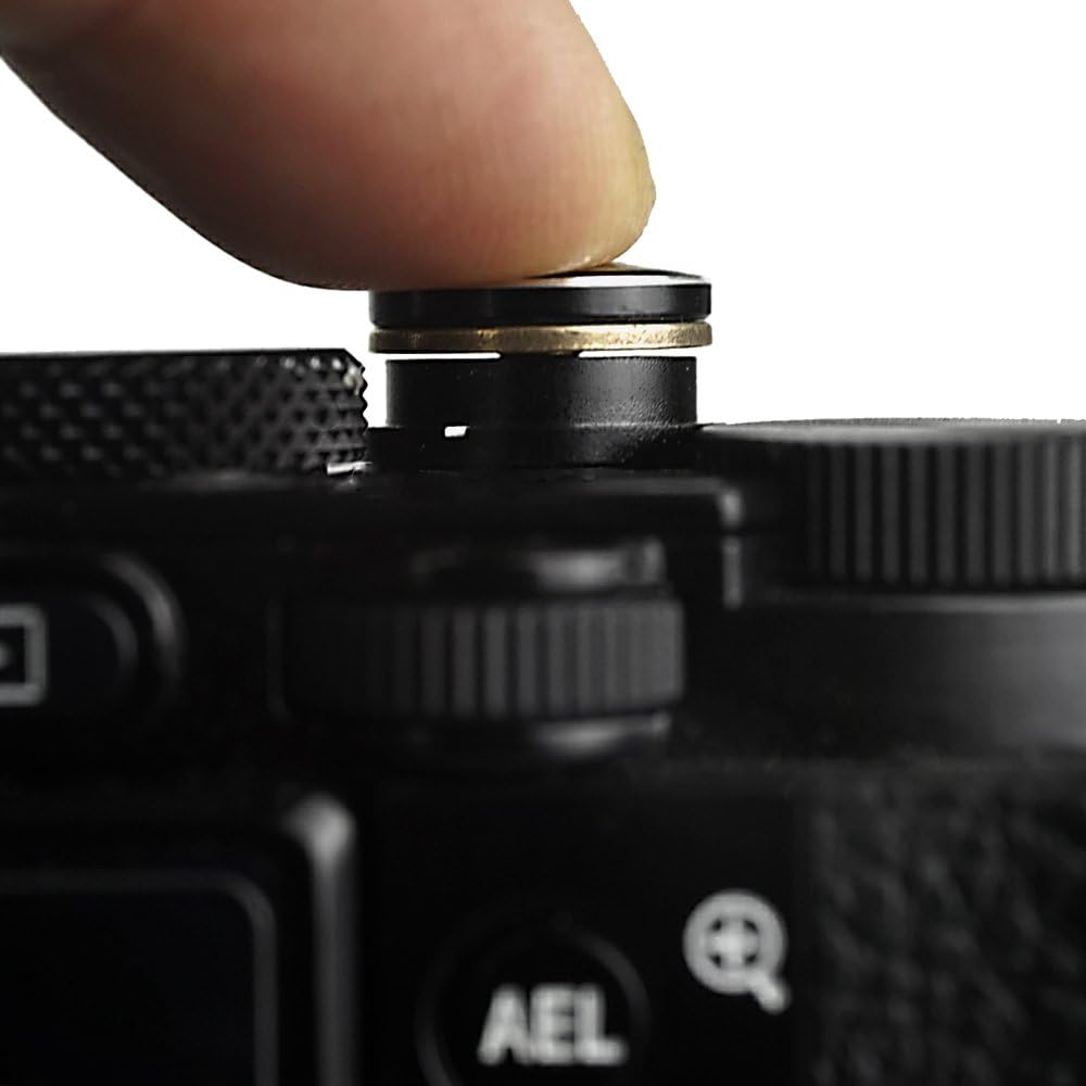 RX1R Fotodiox Pro Brass Designer Shutter Button Compatible with The Sony II - Soft Shutter Release Button Low Profile