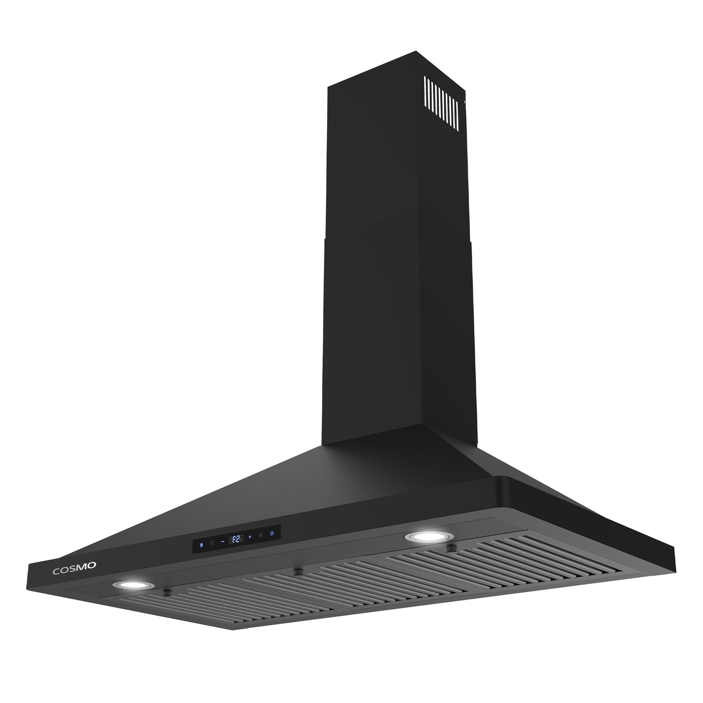 36 in. Vista Collection 380 CFM Ducted Wall Mount Range Hood, Touch Controls, LED Lights, Matte Black