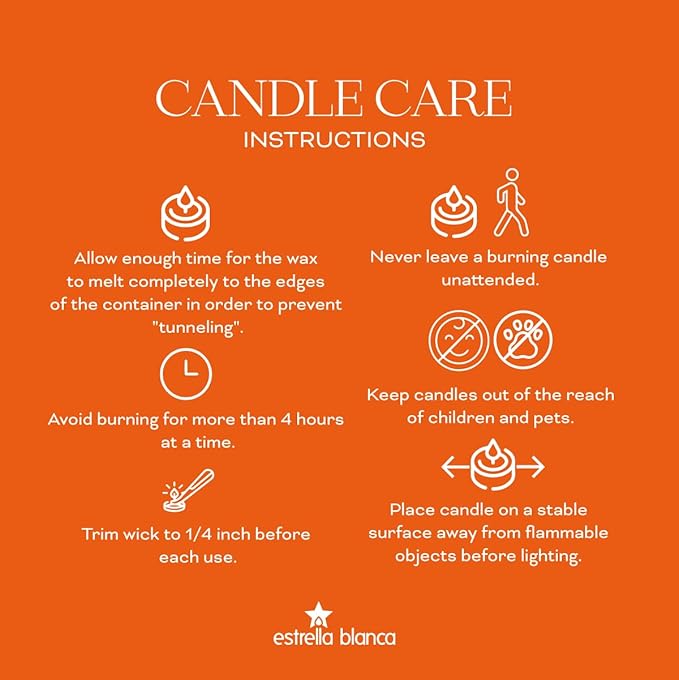 Peach Scented Light Orange Pillar Candles, 3x6 Inch Set of 3, Long Lasting Fall Candles for Home Decor, Thanksgiving Autumn Gifts for Women Men, Halloween, Holiday
