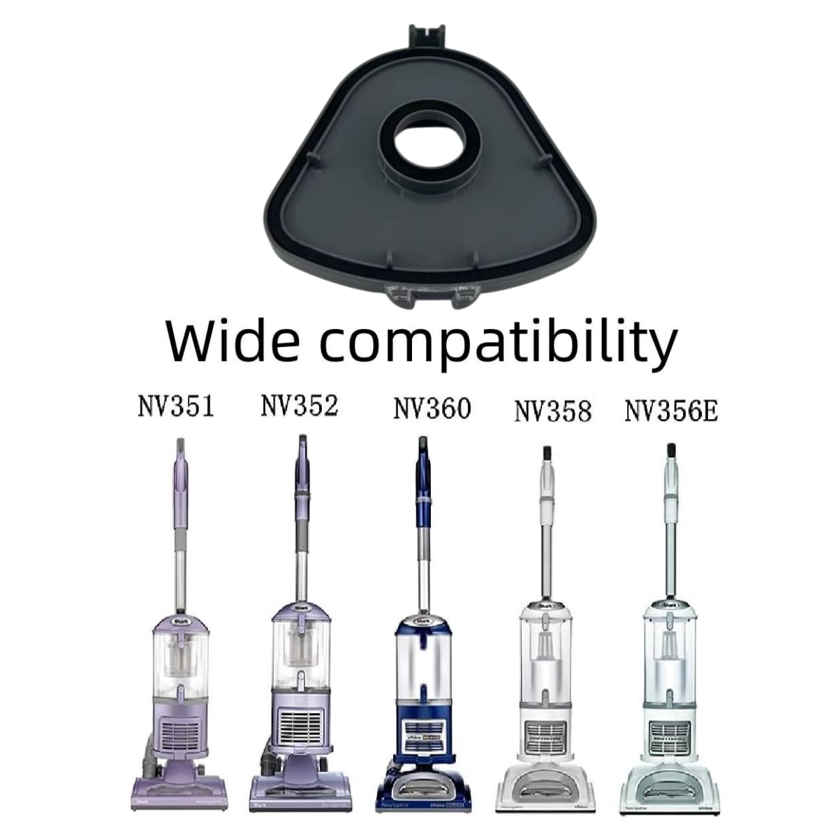 Vacuum Dust Bucket Cover Replacement Parts Compatible With Shark Navigator Lift Away NV350 NV351 NV352 NV356E S2 NV360 NV355 NV356 NV357 NV358 NV353 115FFJ Vacuum Accessories