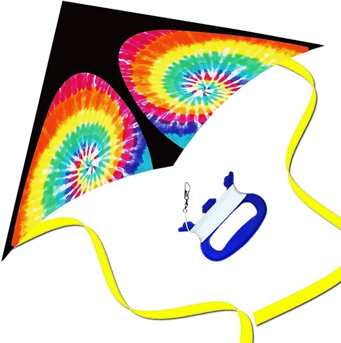 Delta Beginner Kite for Kids & Adults, Easy to Fly Beach Kite