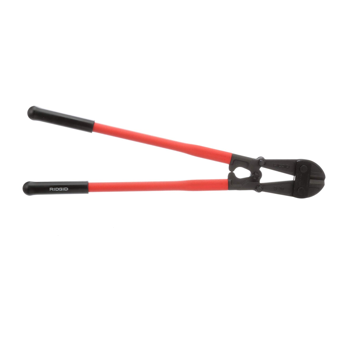 RIDGID 14223 Model S24 Bolt Cutter, 24" Heavy-Duty Bolt Cutter with Hardened Steel Alloy Jaws, 7/16" Soft, 3/8" Medium, and 5/16" Hard Capacities, Red/Black