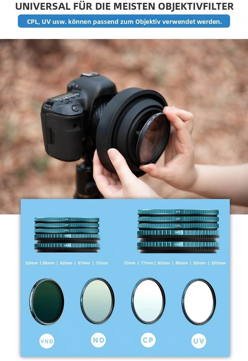 TONHOKJ Set) Universal Len-s Folding Hood Anti-Reflective Silicone Hood for DSLR Camera Photography Equipment
