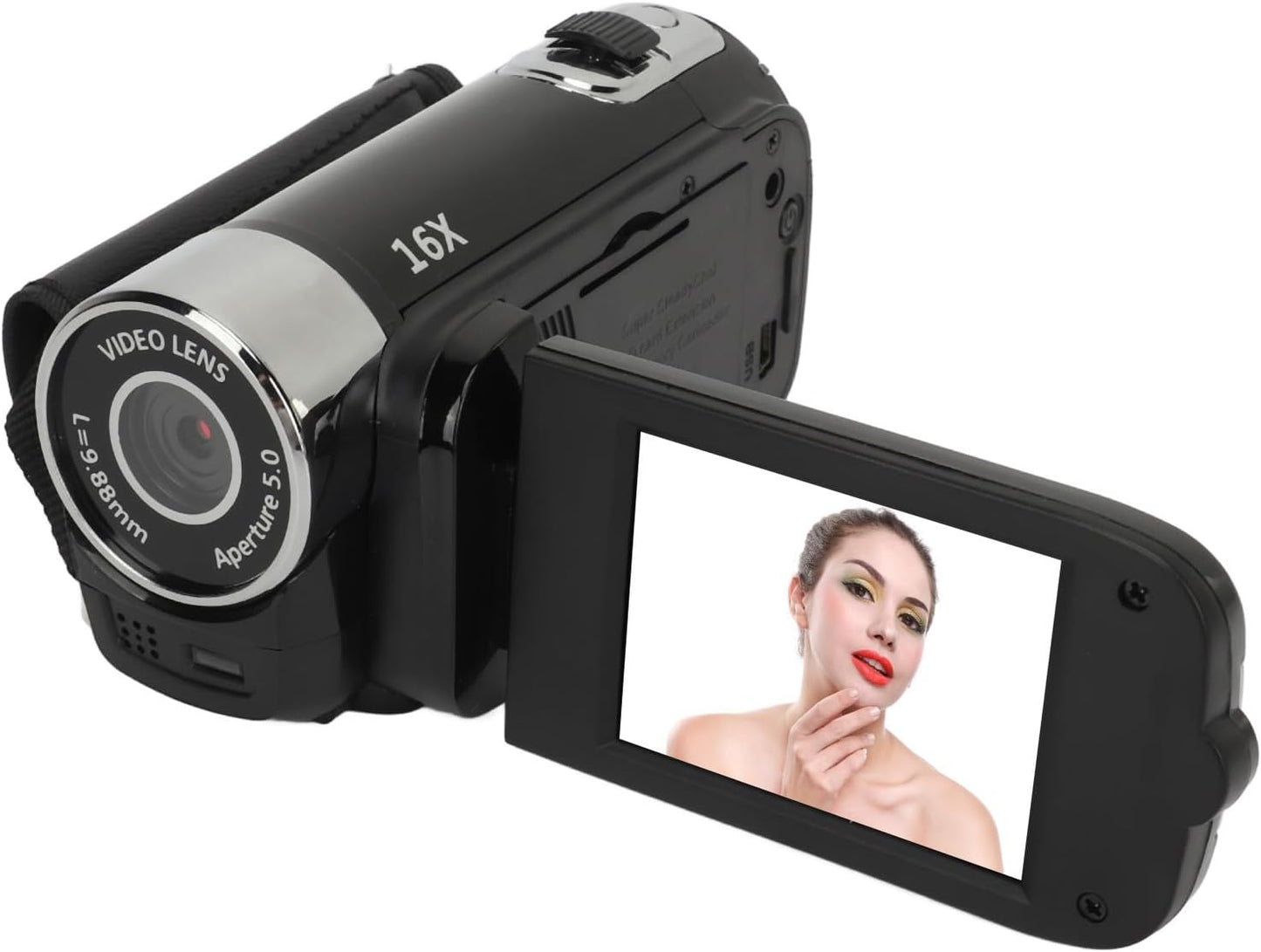 Xiuganpo 1080P 16MP 16X 2.4inch 360 32GB Camcorder, Digital Zoom Vlogging Cam Corder Recorder Video Camera Camcorder