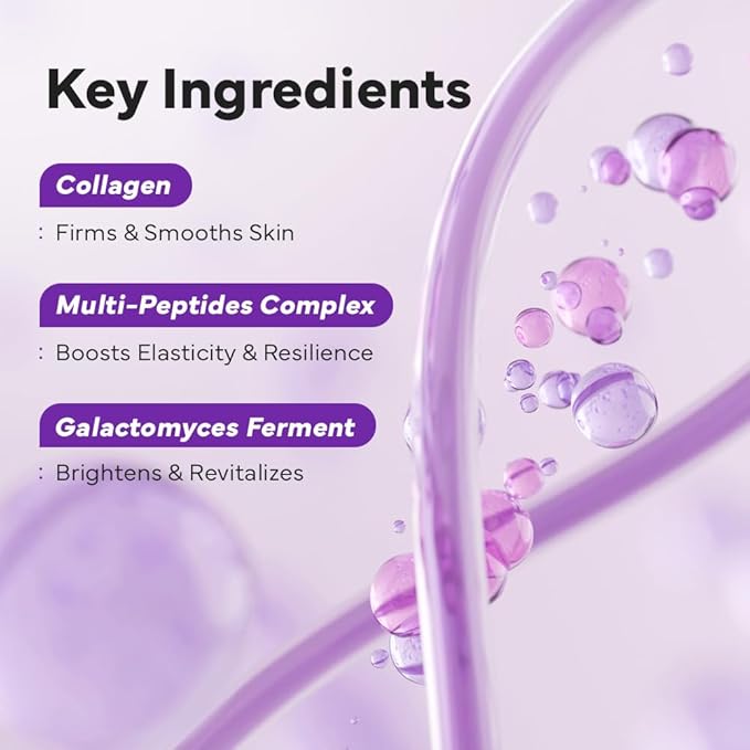 SAM?™U PH Sensitive Vital Fit Face Mask ??Firming & Barrier Repair Creamy Sheet Mask with 12 Peptides and Collagen, Travel-Friendly Korean Skincare (5 Sheets)