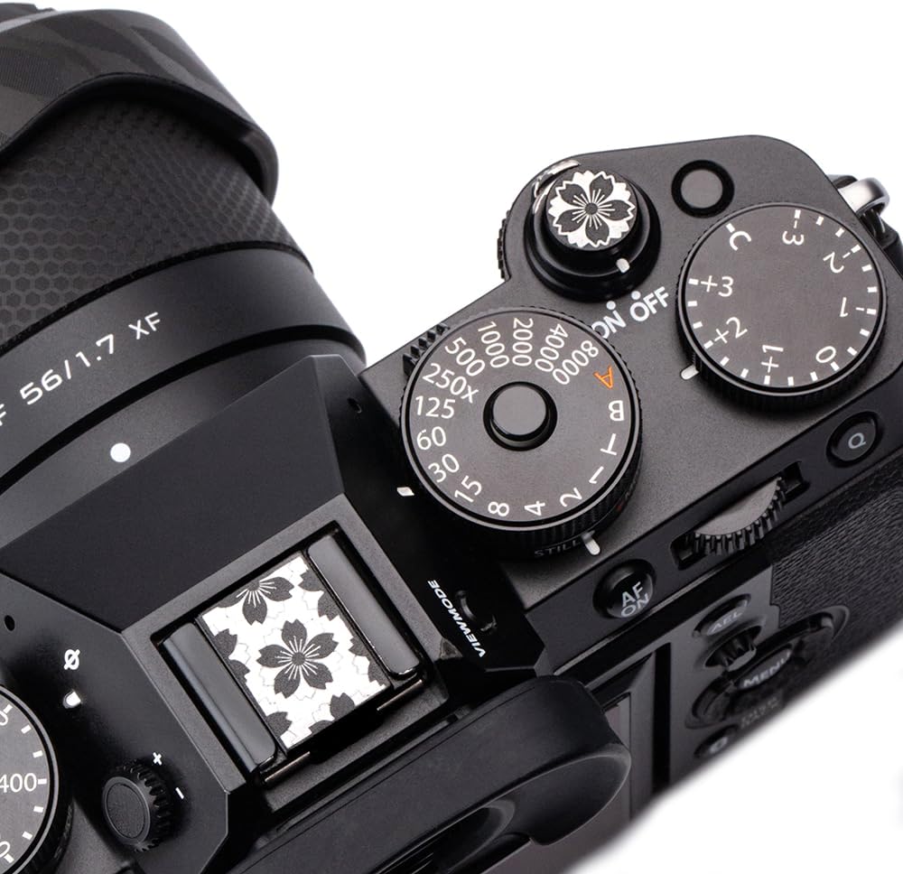 X100VI X100V X-T4 X-T3 XPRO3 XPRO2 Z5 Z6 Z6II (Black-Set) Camera Metal Hot Shoe Cover Shutter Buttons Protector