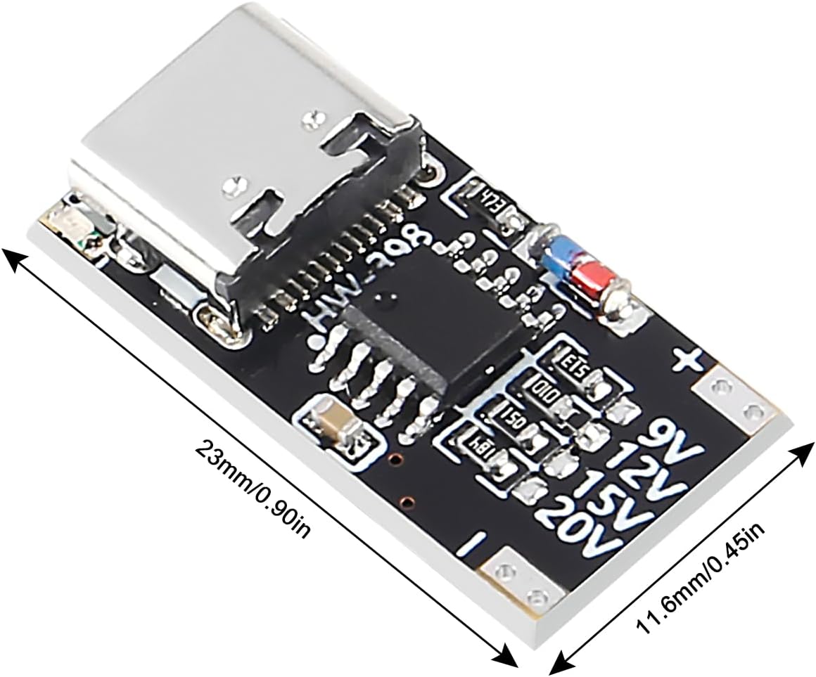 JUZITAO 8pcs 9V 12V 15V 20V USB-C PD Type C Trigger Board PD/QC Decoy Fast Charger Module Support DC