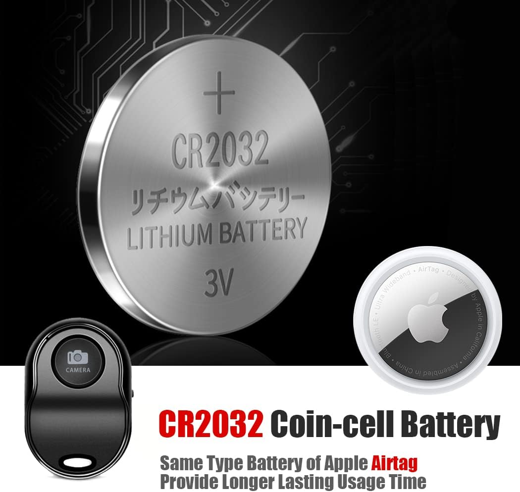 ASHUTB 5.0 [Upgraded] Bluetooth Remote Shutter for iPhone & Android Camera Wireless Remote Control Selfie Button