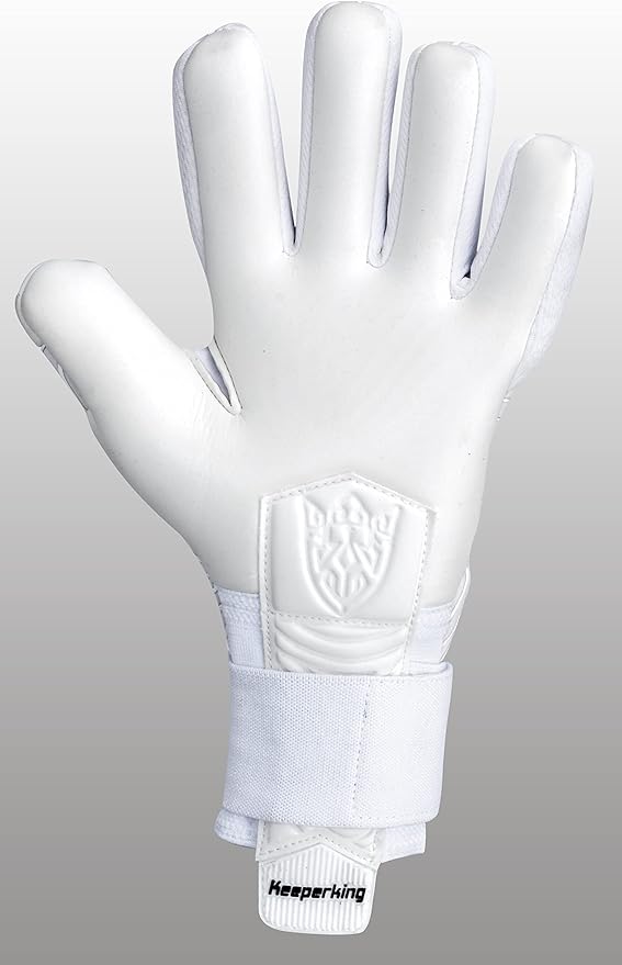 Professional Soccer Goalie Gloves Kids, Boys, Youth, Adult, Men- Football Goalkeeper Glove Strong grip palm protection Giga latex 4mm Double elastic Wrist with Negative cut, Slim(Size 6-11)