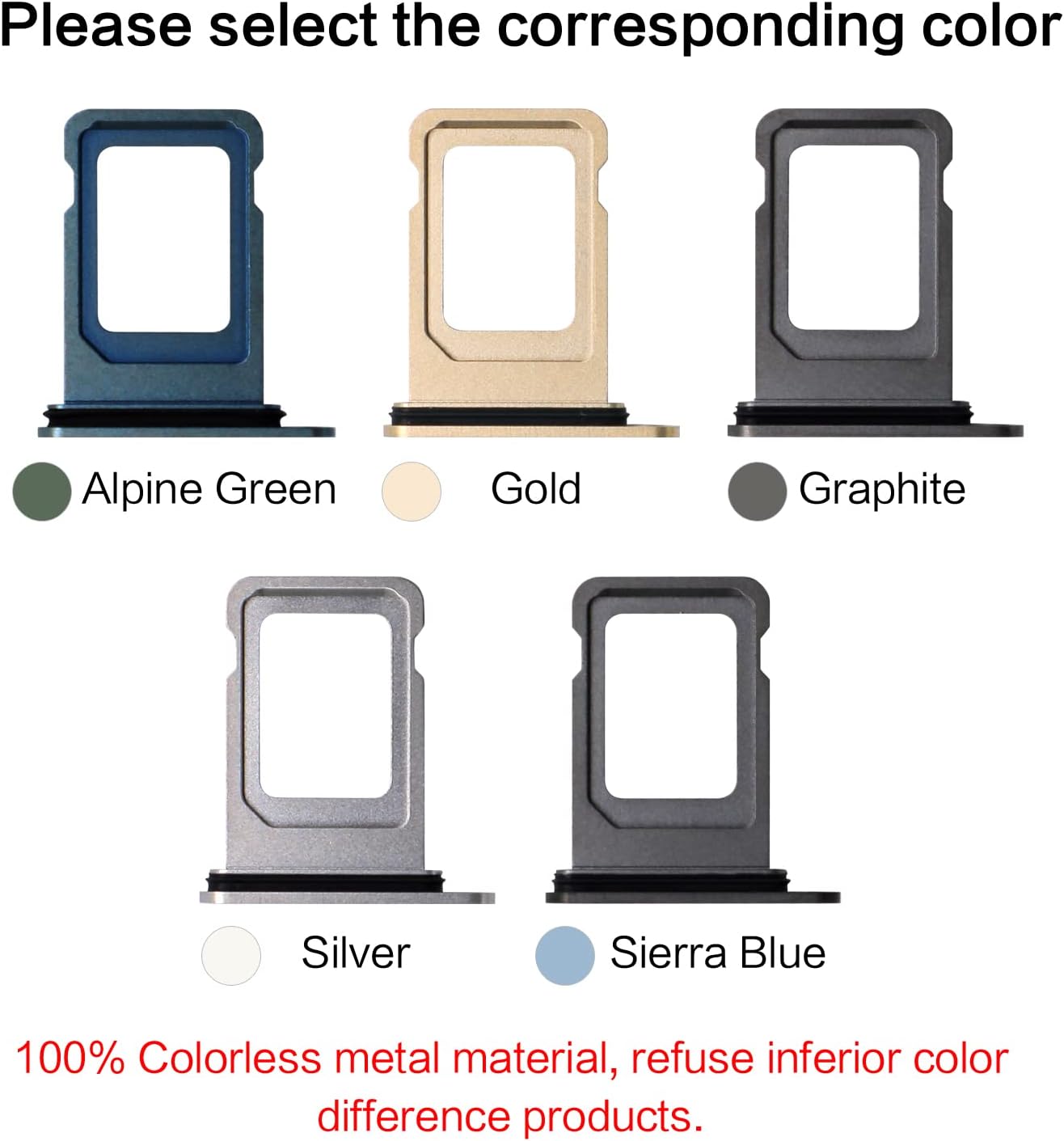 13 13 ASDAWN Replacement for iPhone Pro Max SIM Card Slot Tray Holder Compatible with iPhone Pro SIM Card Tray Slot