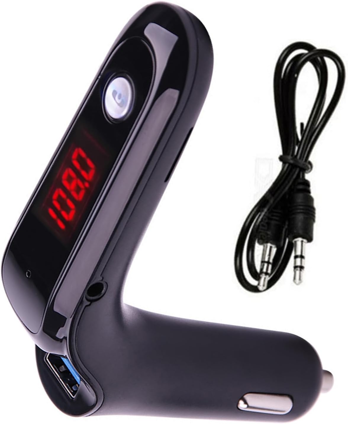 DBEIXIWEI 12V-24V MP3 5V 2.5A Car Player FM Transmitter with USB Output Fast Charging for Phones Tablets