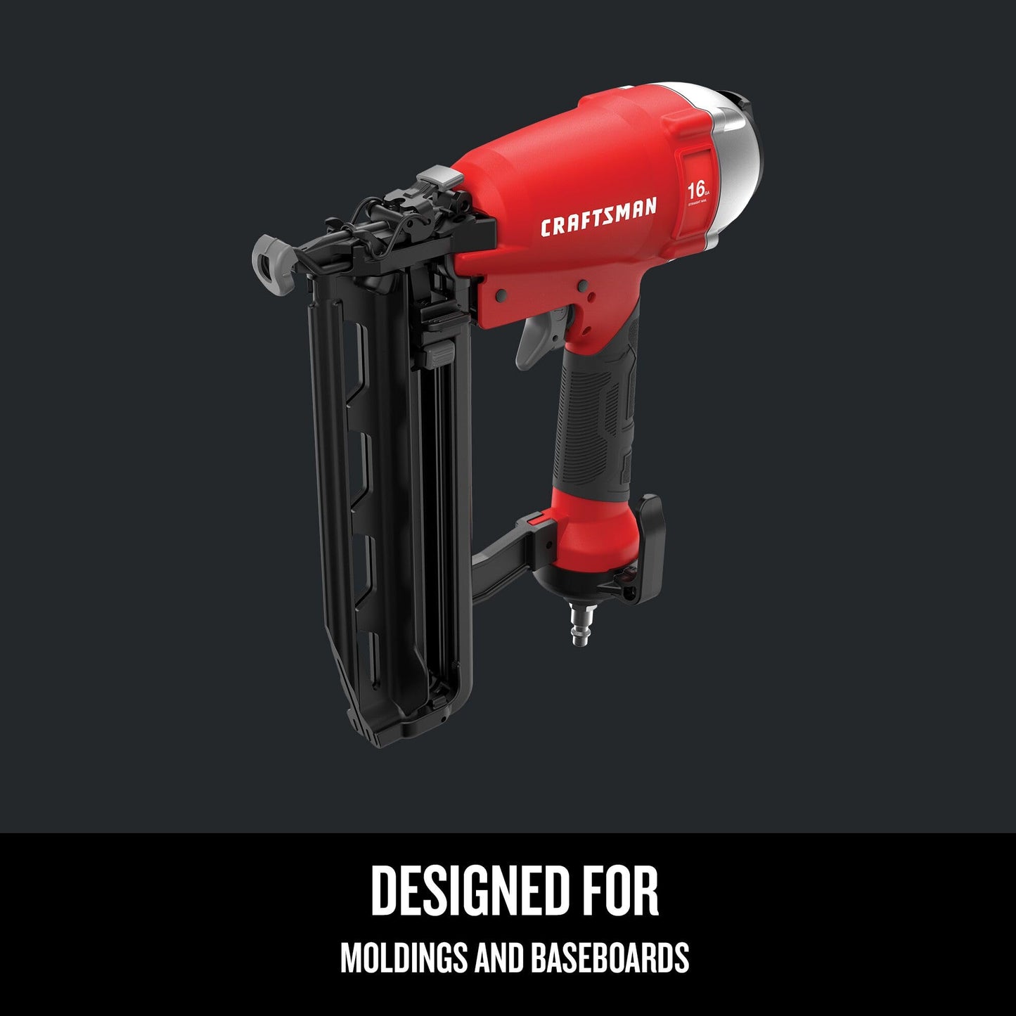 CRAFTSMAN Finish Nailer, 16GA, Oil Free Pump, Pneumatic (CMPFN16K)