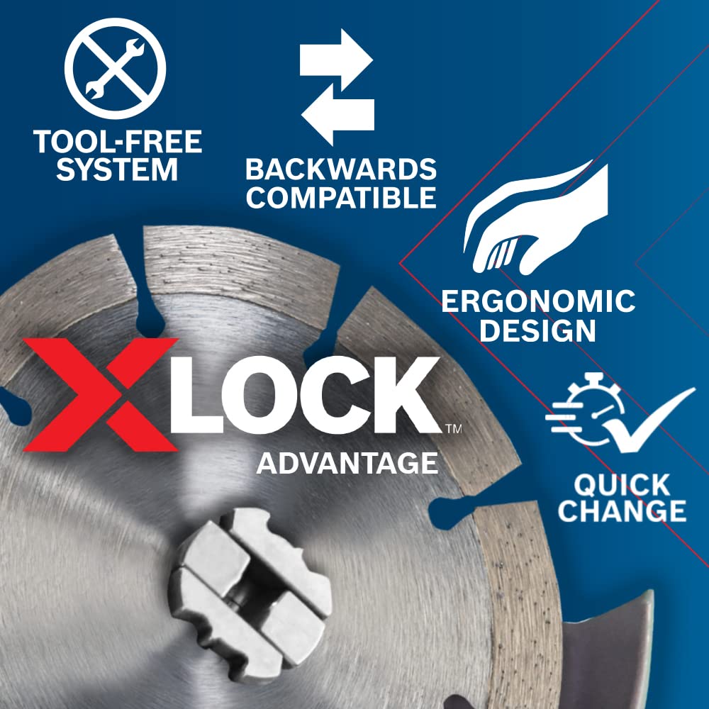 Bosch GWX13-60 6 In. X-LOCK Angle Grinder with Side Switch