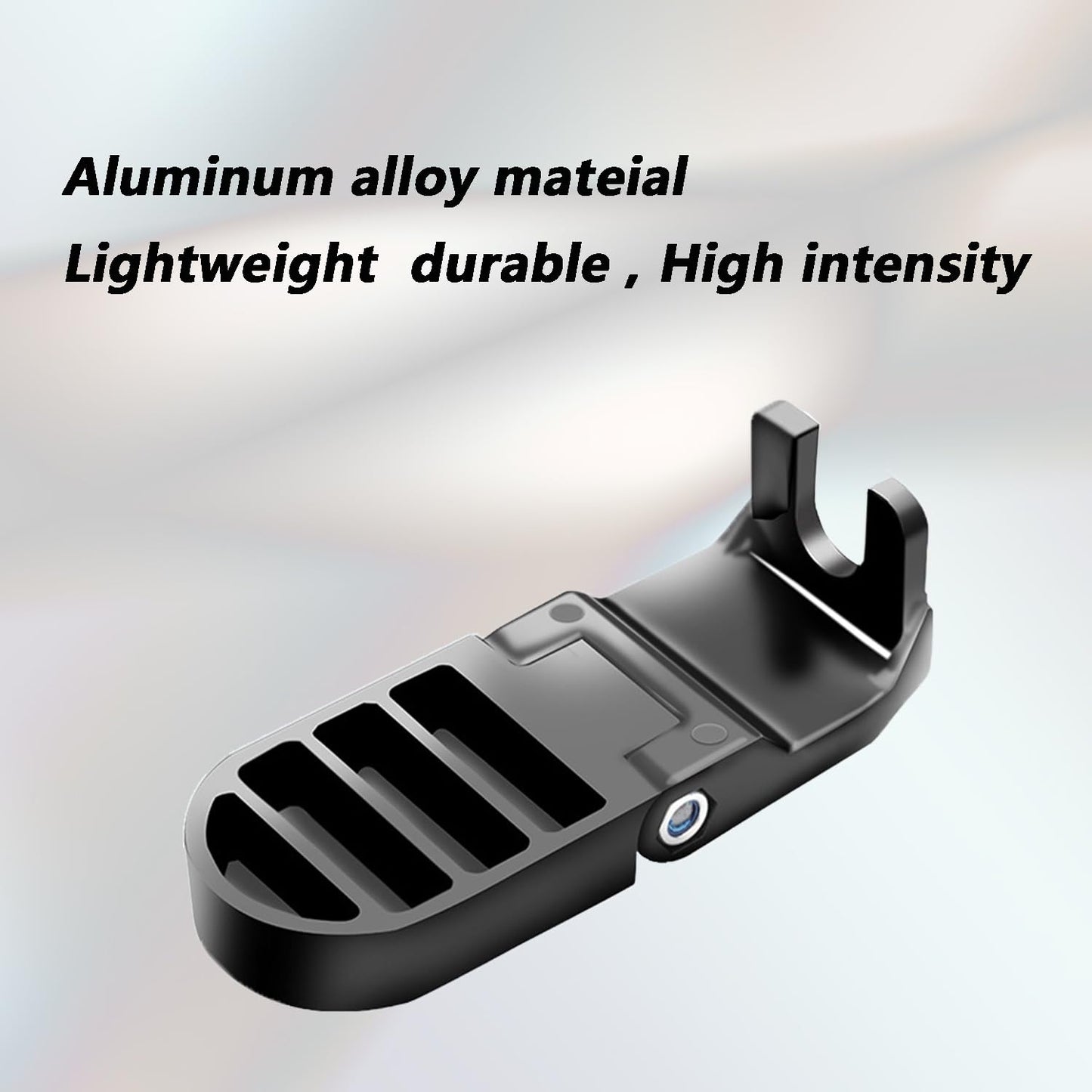 LOOEEL 1 Pair 15MM U Slot Bicycle Rear Pedals Folding Rear Seat Footrest Pedals Cycling Accessories for Mountain Bike, Folding Bicycle