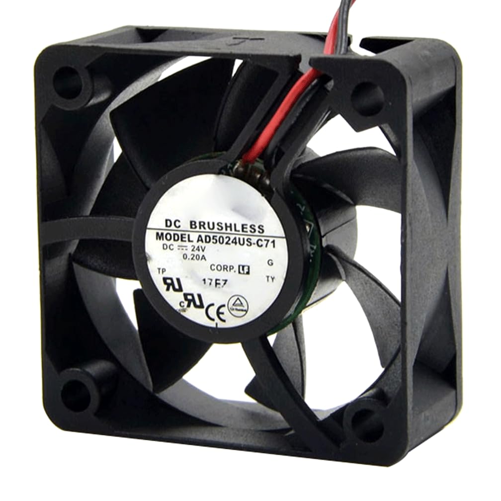 JVHROLW 50MM DC24V 0.20A 4.8W 5020 AD5024US-C71 6200RPM 5CM 50 50 20MM (2pin) Copier Fan Speed Inverter Cooling Fan * *