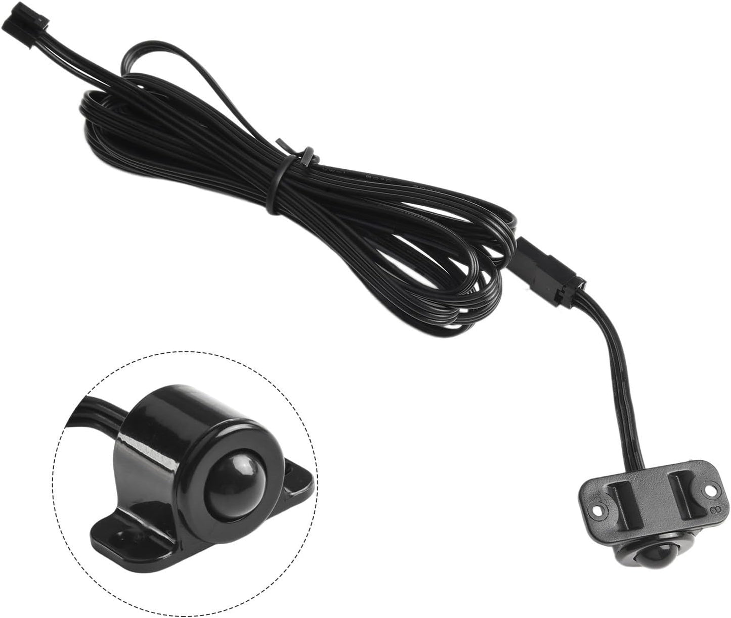 Shophubio 12V-24V 5A 3-5m Human Body Infrared Motion Sensor Switch PIR Detector for LED Cabinet Light, Adjustable Delay