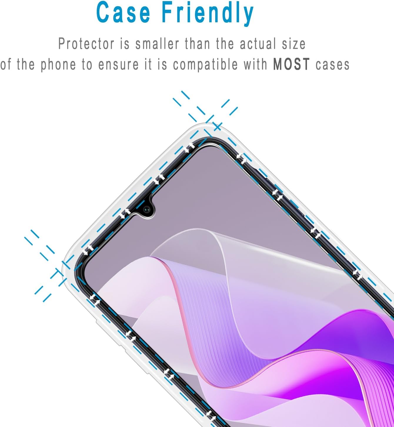 (2 Pack) A26 5G 9H Designed for Samsung Galaxy Tempered Glass Screen Protector, Hardness, Anti Scratch, Bubble Free