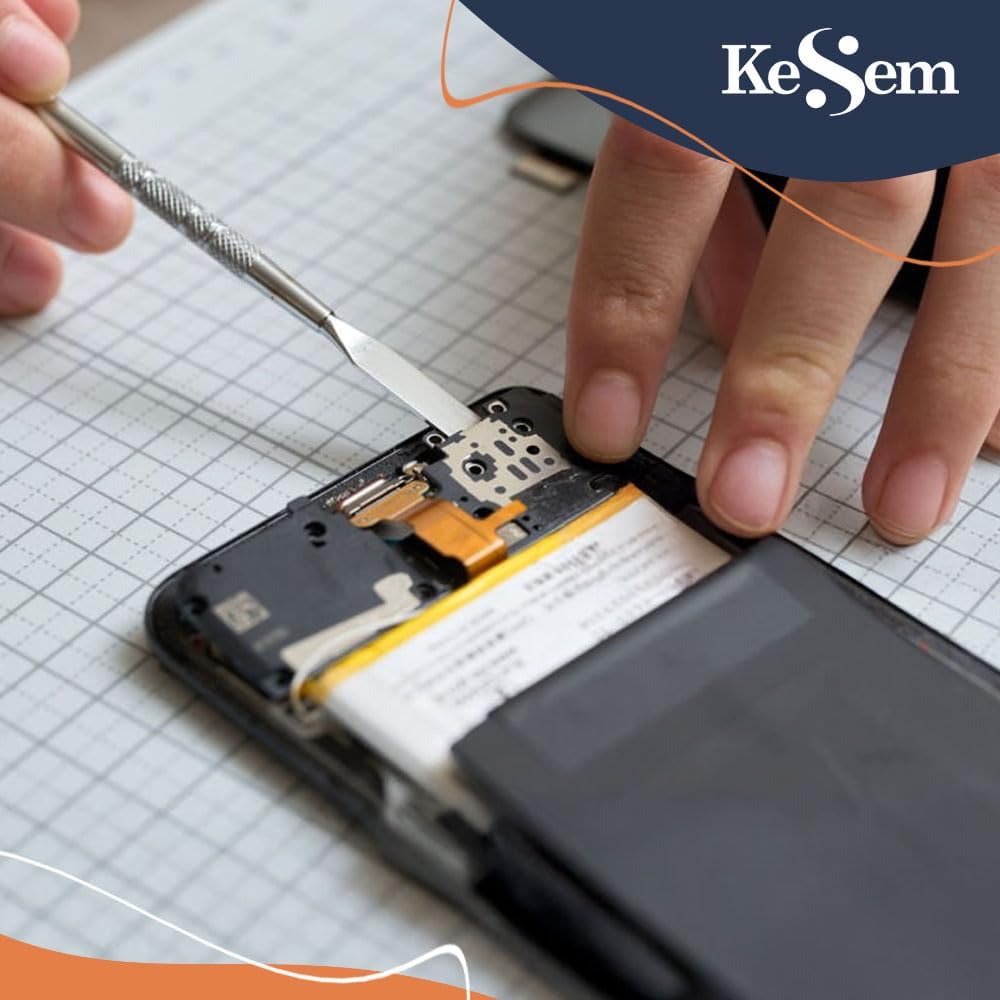 KESEM 8pcs Spudger Pry Opening Tool Kit, Plastic & Metal Spudger Prying & Open Tools for iPhone, Laptop, iPad, Cell