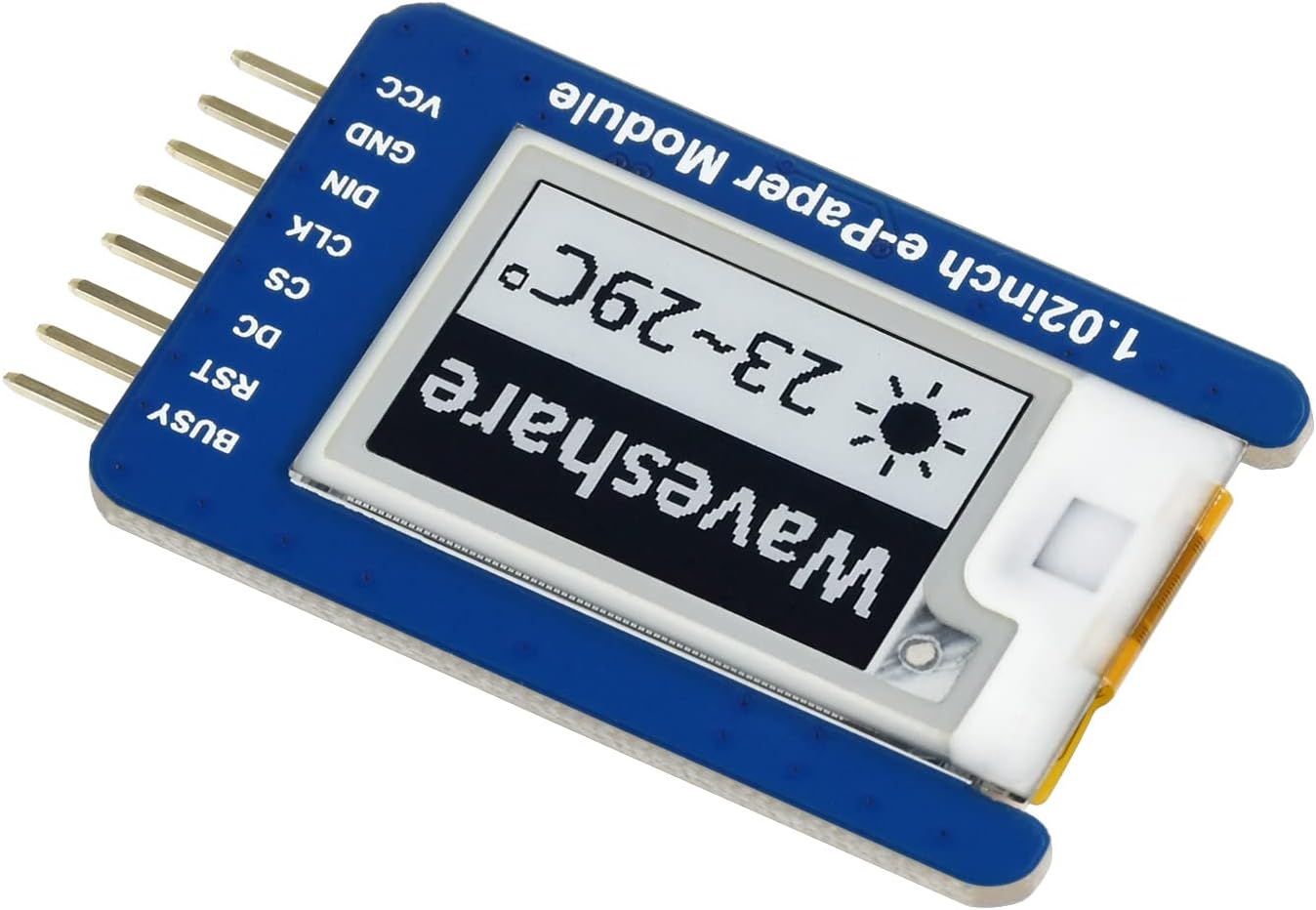 waveshare 1.02inch Pi4B/3B+/3B/2B/B+/A+/Zero/Zero 2W 12880 E-Ink Display Module Compatible with Raspberry W/WH/Zero