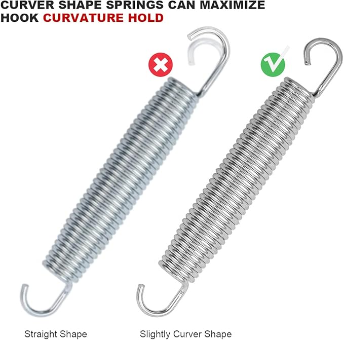 5 Pack 5.5 Inch Replacement Trampoline Springs Heavy Duty Stainless Steel Spring Tools Accessories