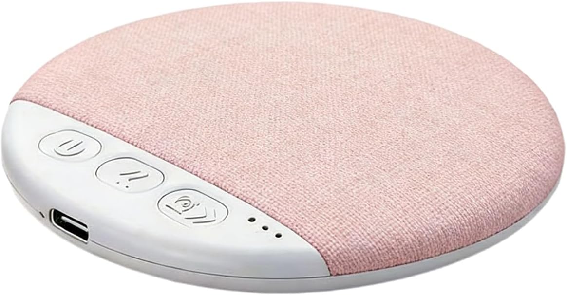 Generic Bluetooth Pillow Speaker, Mini Portable Under Pillow Speaker with White Noise Timer, Wireless Sleep Aid